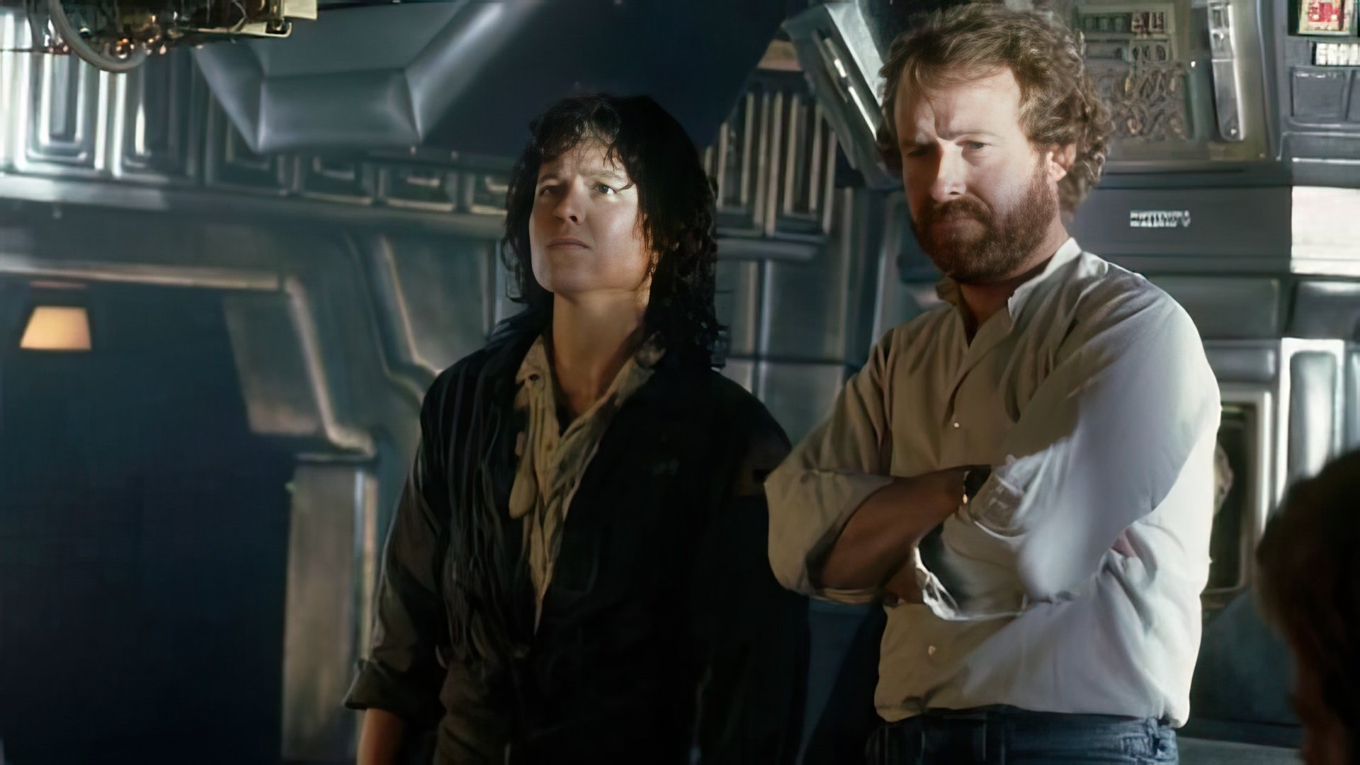 Ridley Scott and Sigourney Weaver