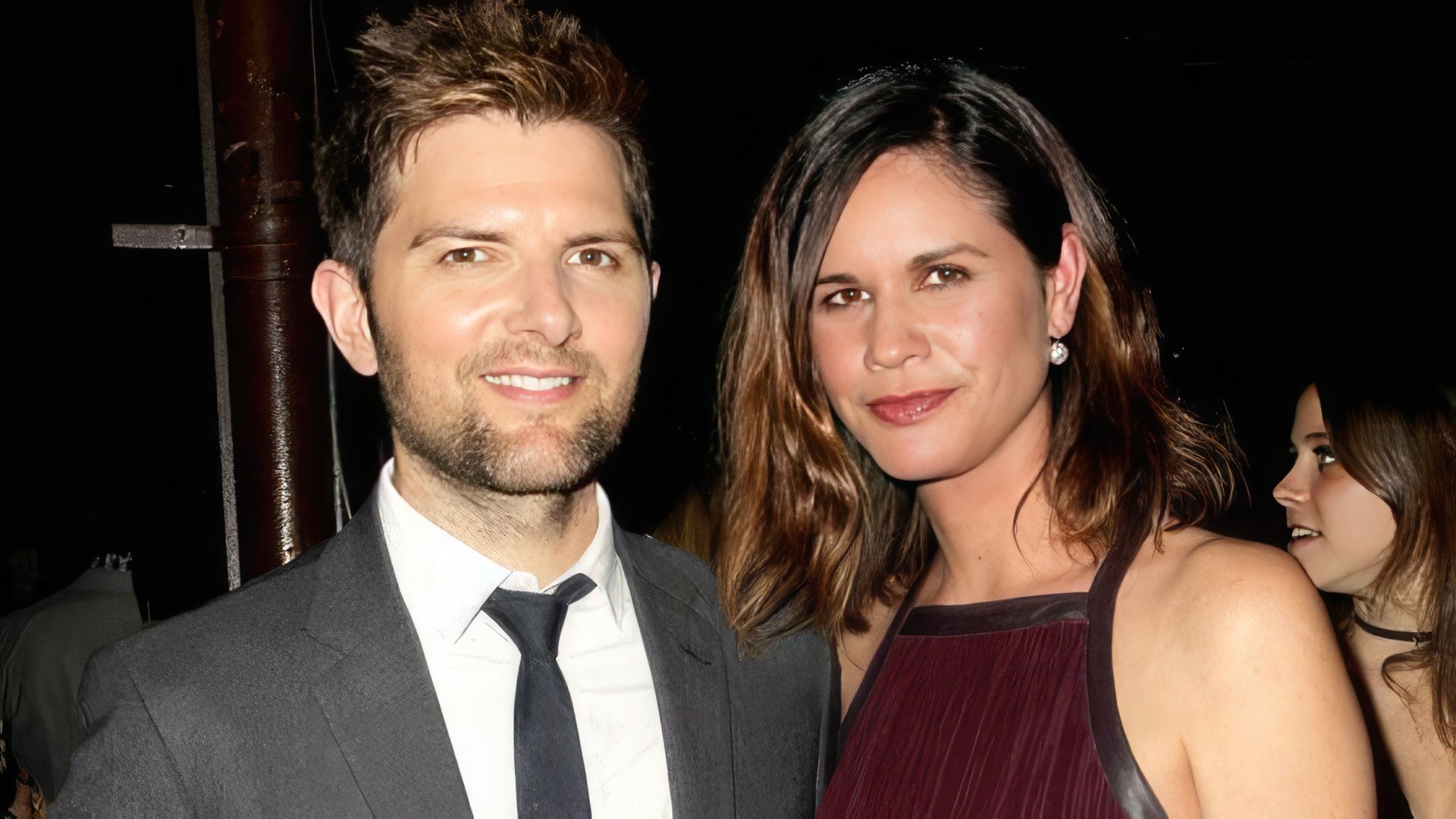 Adam Scott and Naomi Sablan