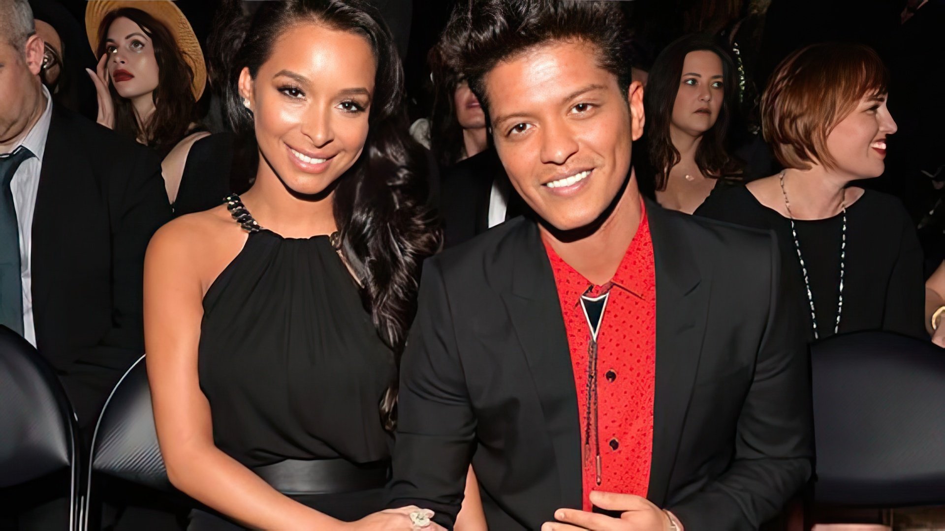 Bruno Mars and Jessica Caban