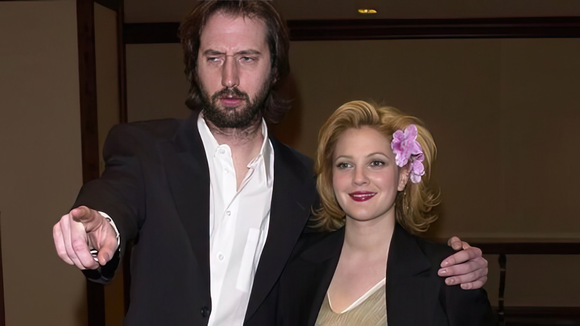 Drew Barrymore and Tom Green