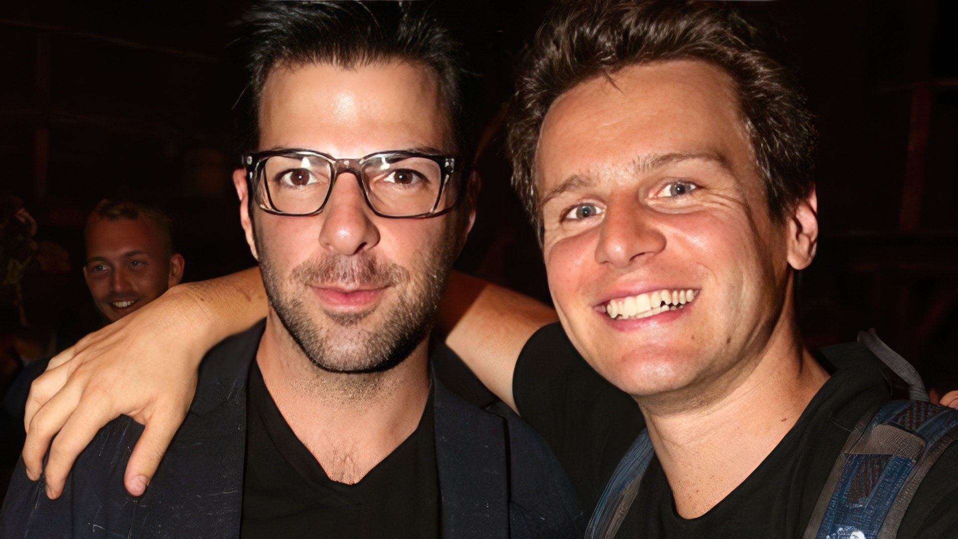 Jonathan Groff and Zachary Quinto