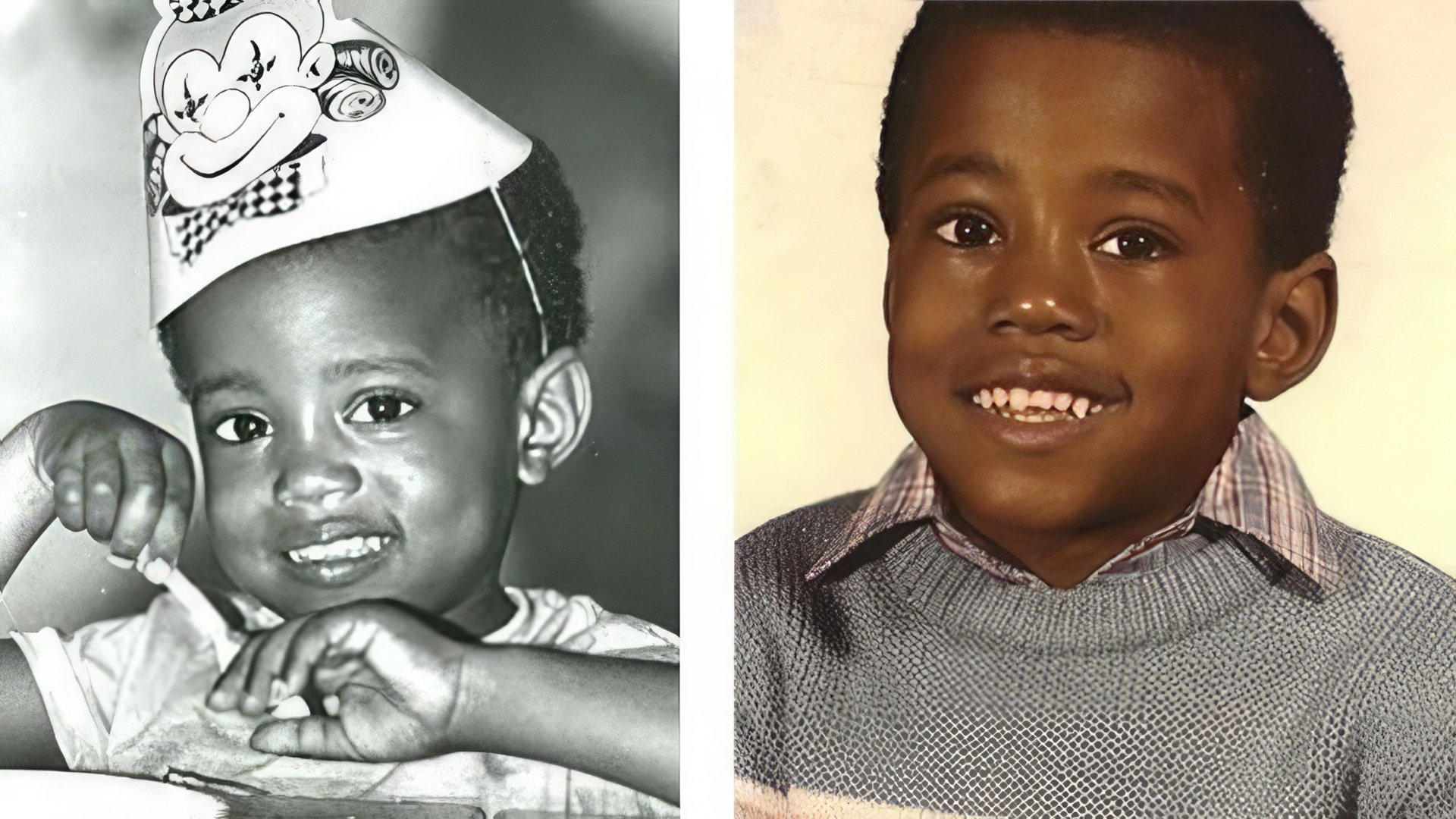 Kanye West as a child