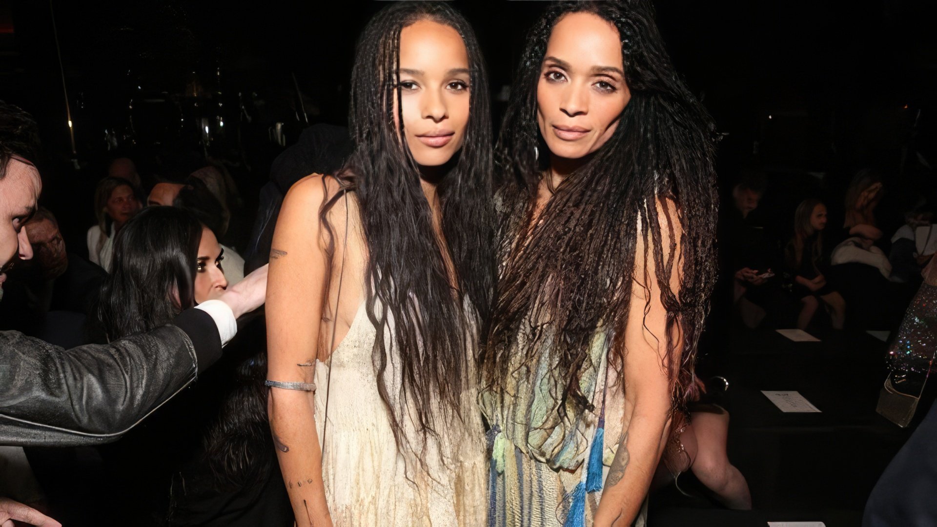 Lisa Bonet and her daughter Zoe Kravitz