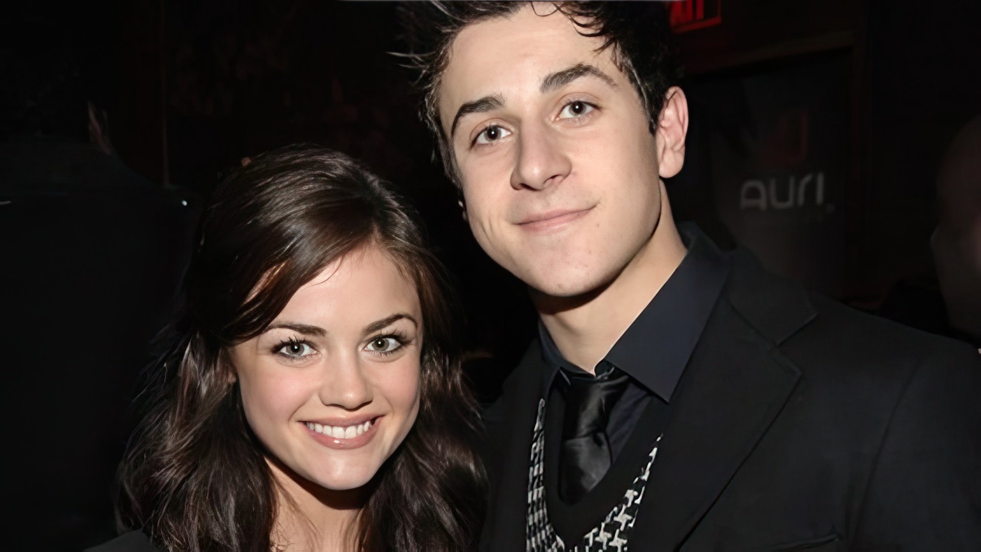 Lucy Hale and David Henrie