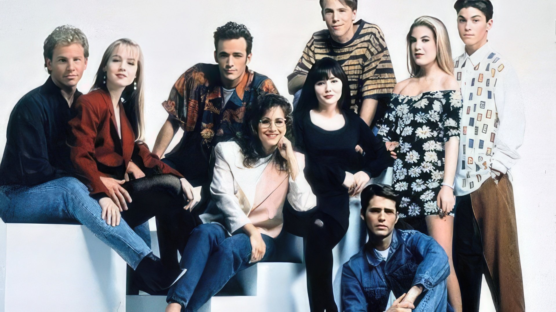Luke Perry in the Beverly Hills, 90210 series
