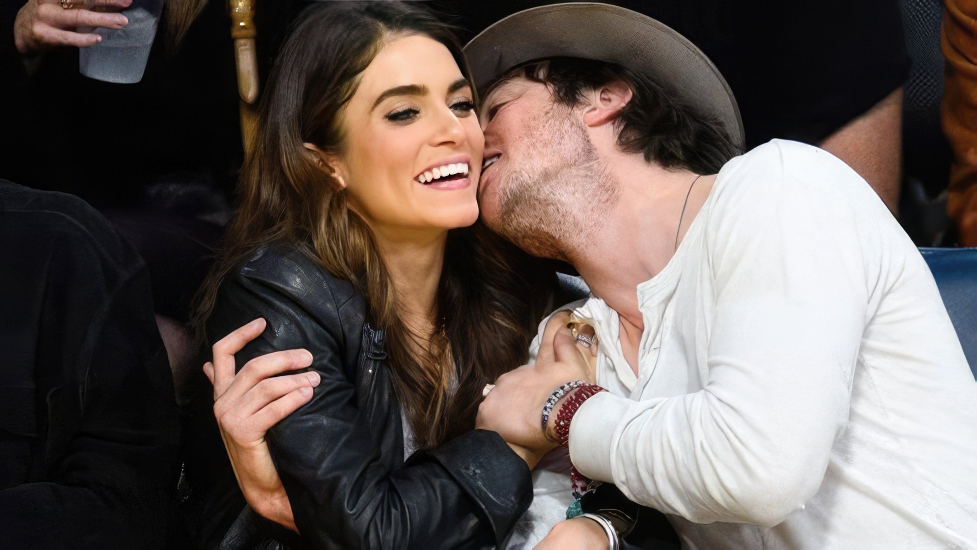 Nikki Reed and Ian Somerhalder