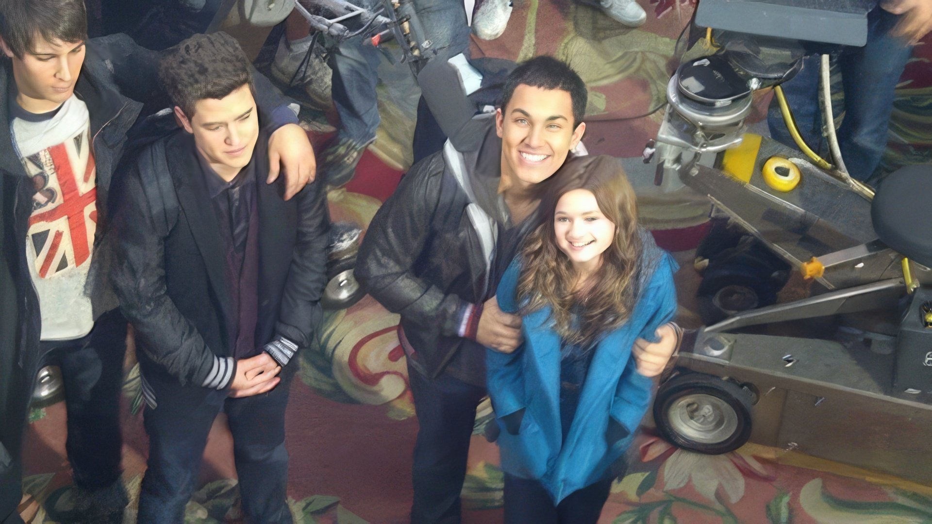 On the set of the 'Big Time Movie'