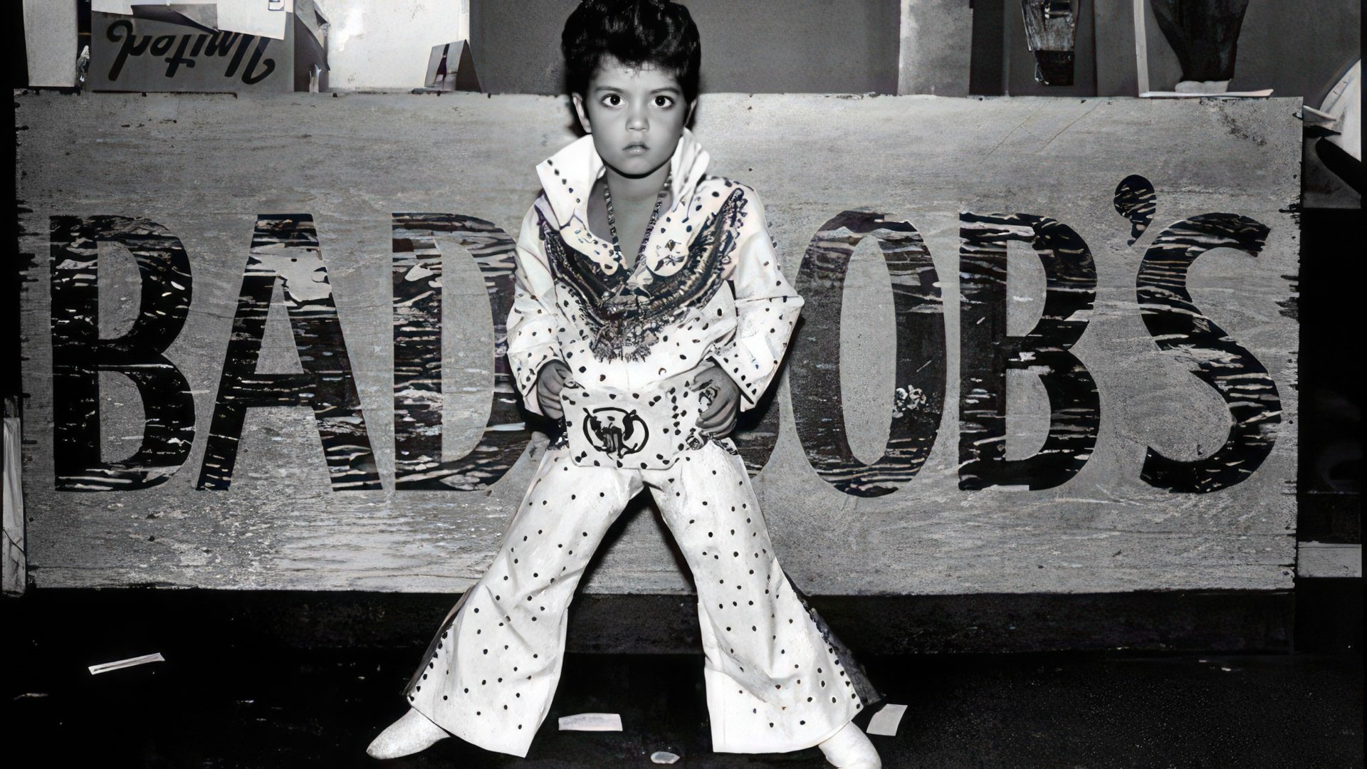 One of little Bruno’s idols was Elvis Presley