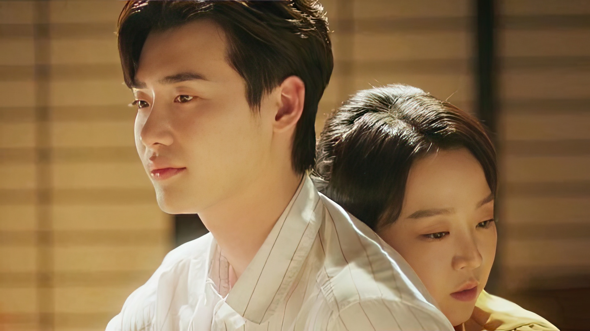 A scene from the movie «Praise of Death» featuring Lee Jong-Suk