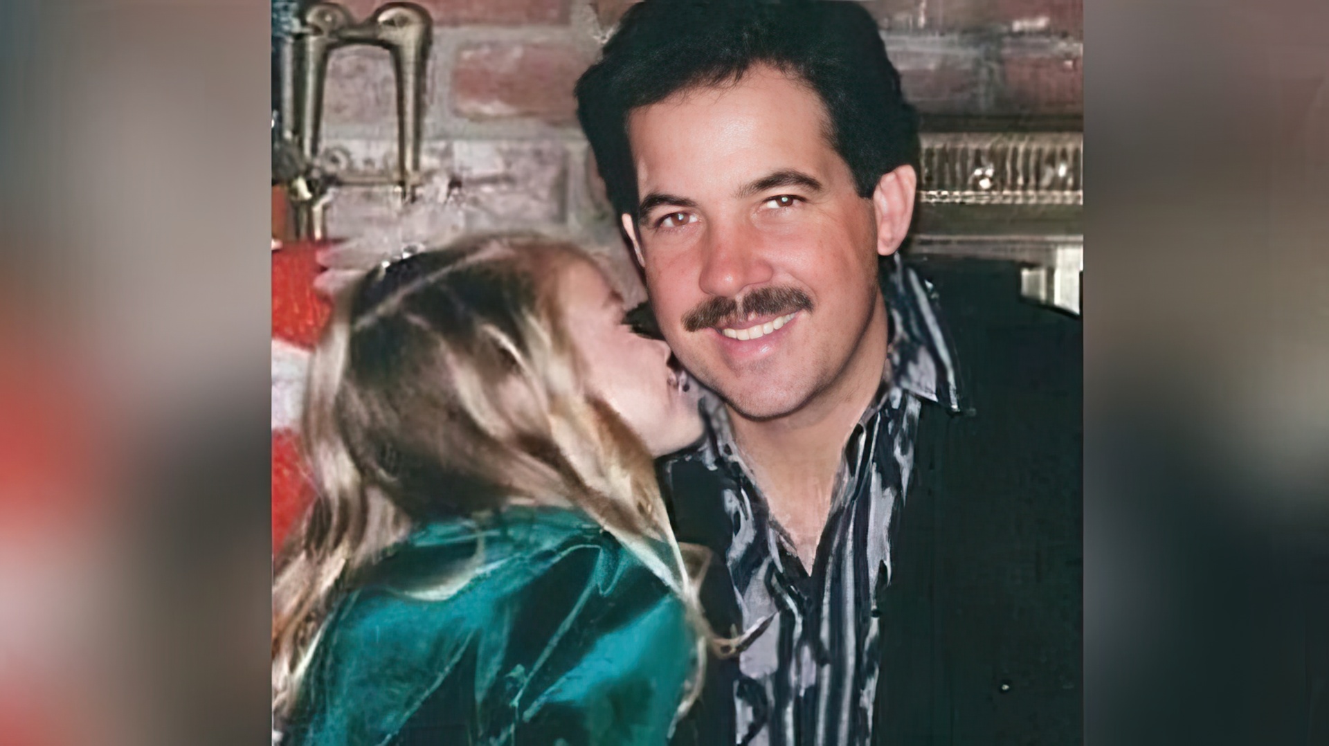 Ashley Benson as a child with her father