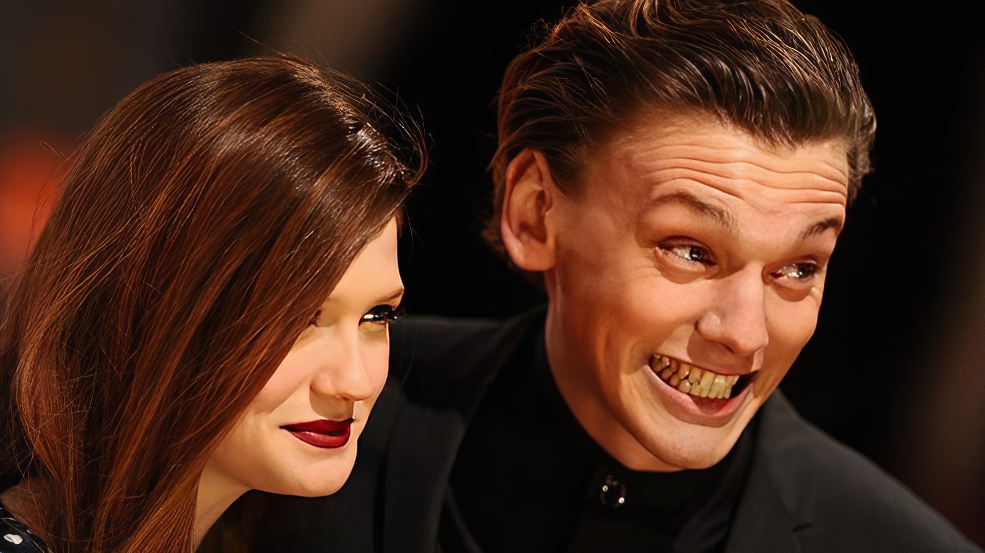 Bonnie Wright and Jamie Campbell Bower