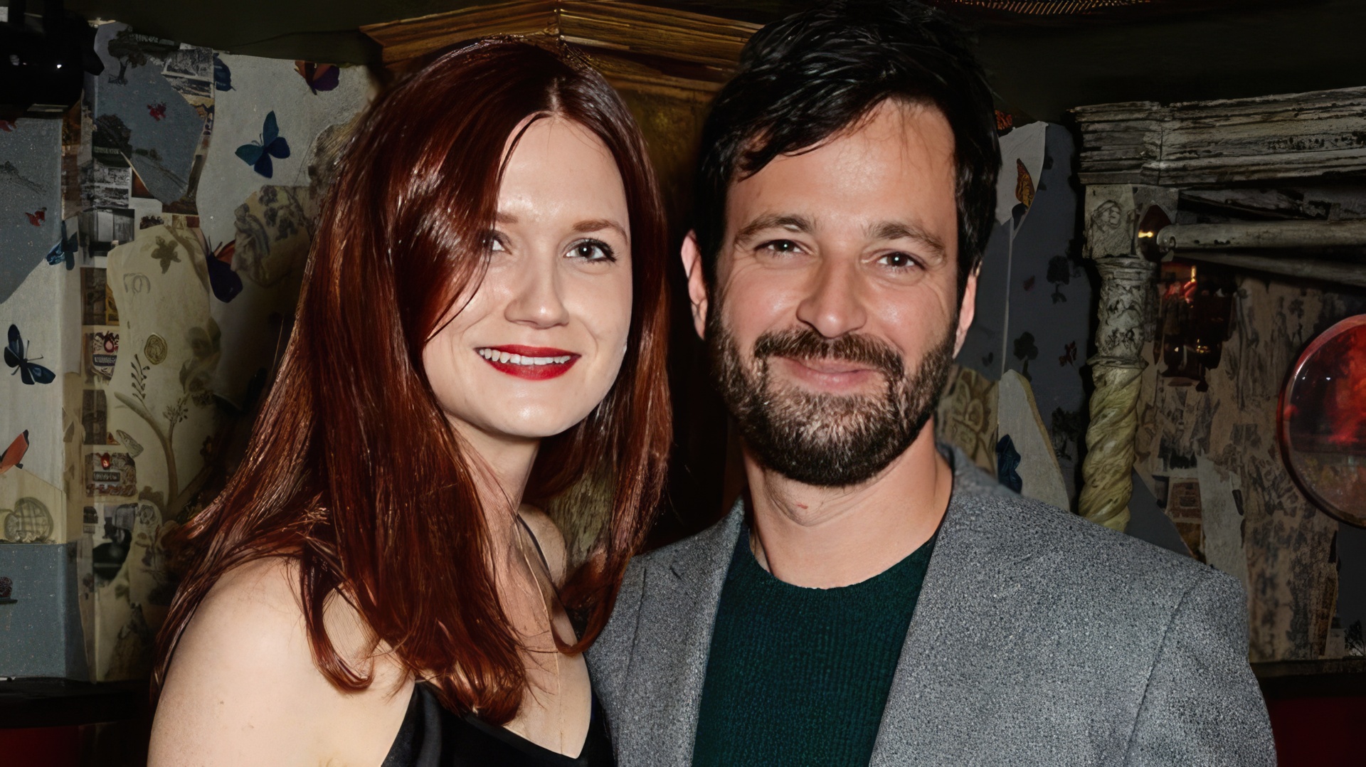 Bonnie Wright and Simon Hammerstein