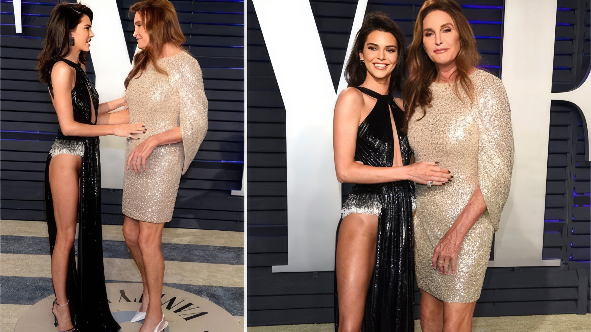 Caitlyn Jenner and her daughter at the Academy Awards