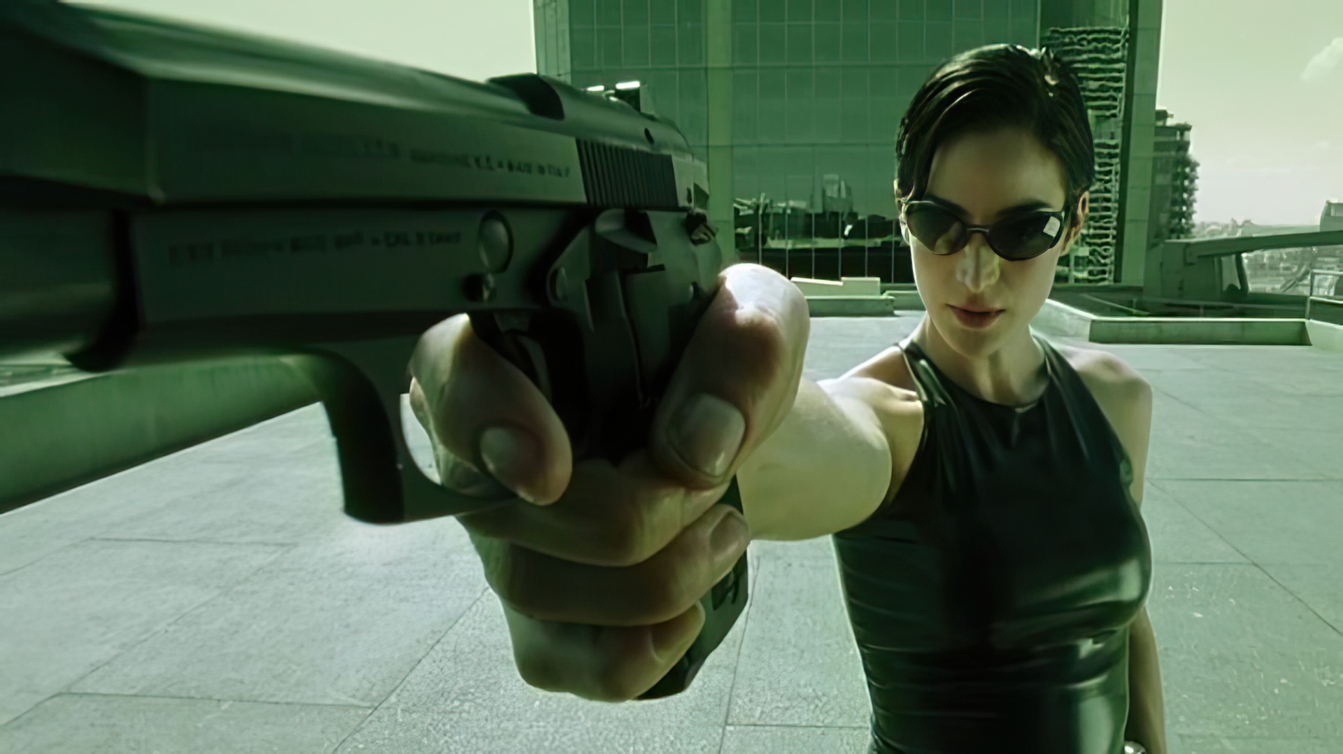 Carrie-Anne Moss in 'The Matrix'