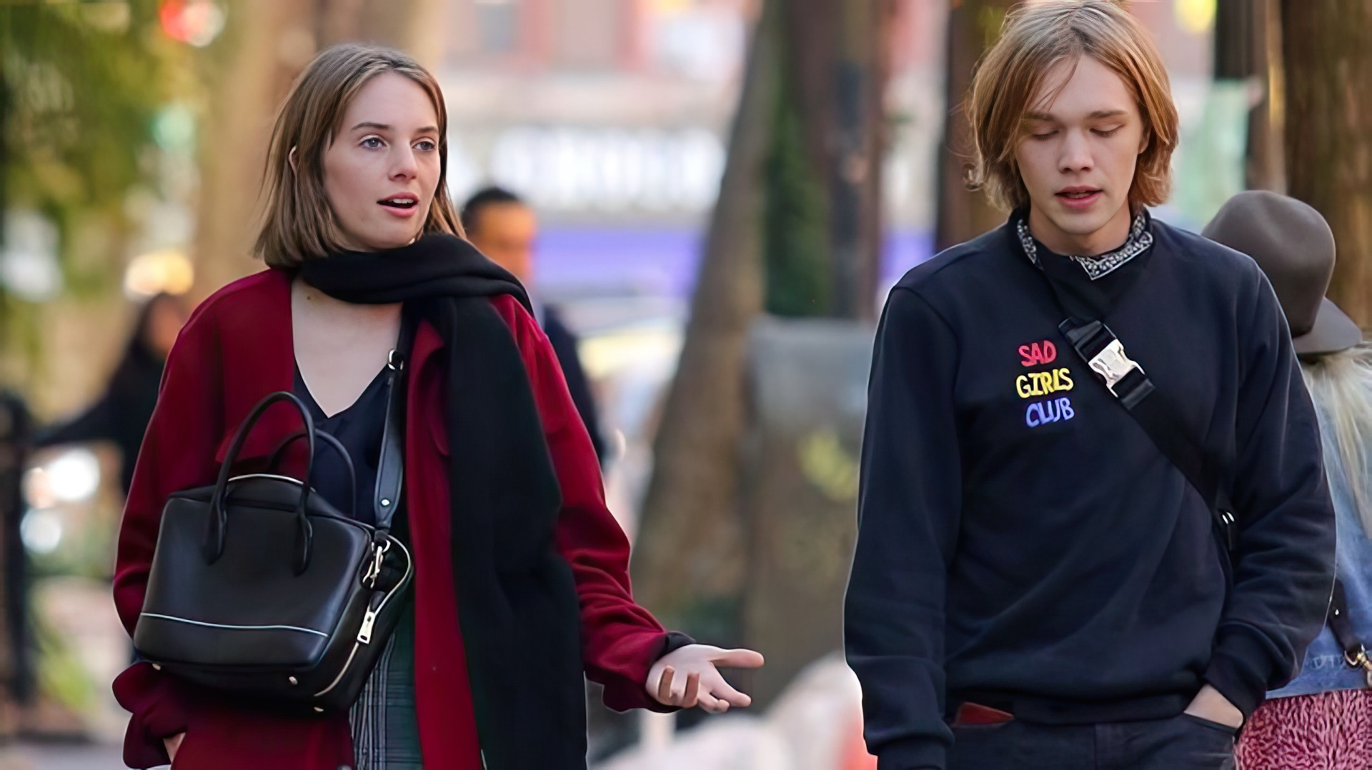 Charlie Plummer and Maya Hawke