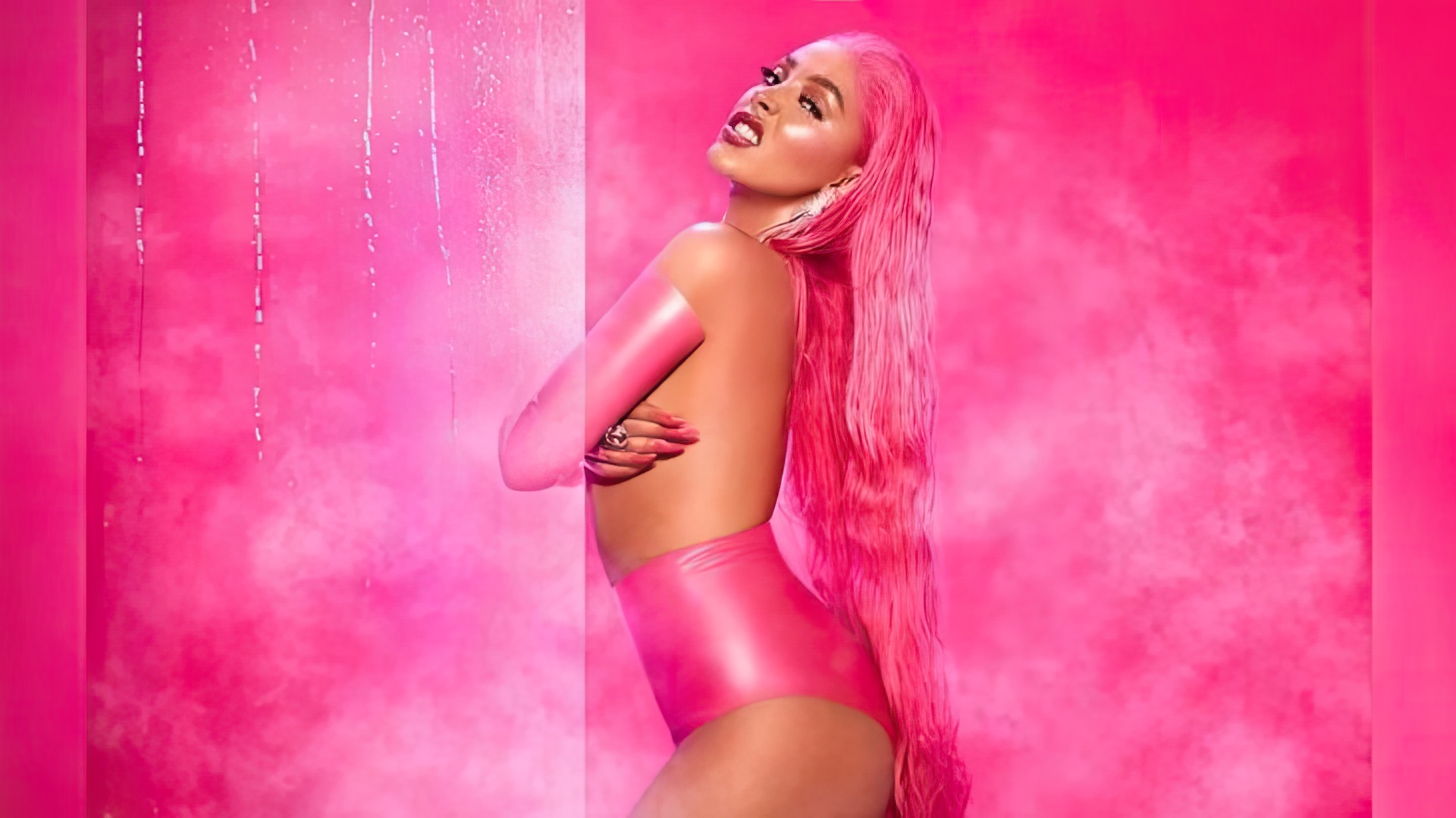 Doja Cat on the cover of Hot Pink