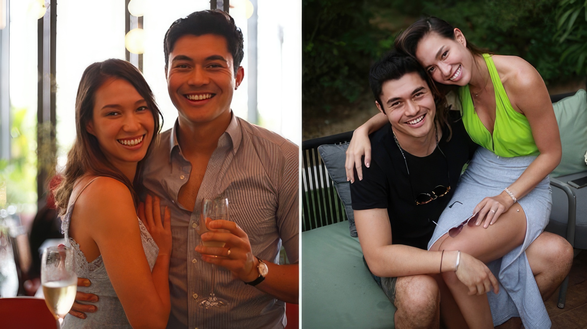 Henry Golding and his wife Liv Lo