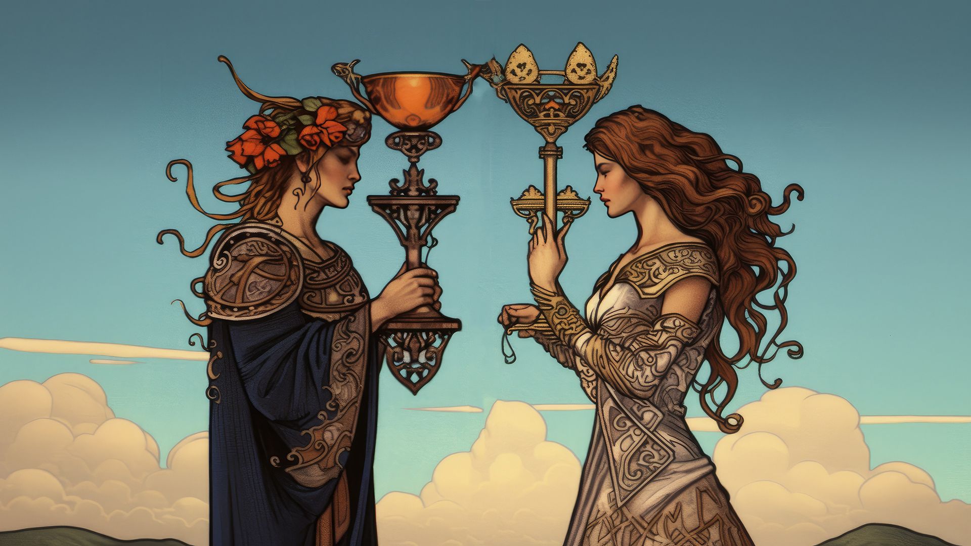 The Two of Cups often speaks of real feelings