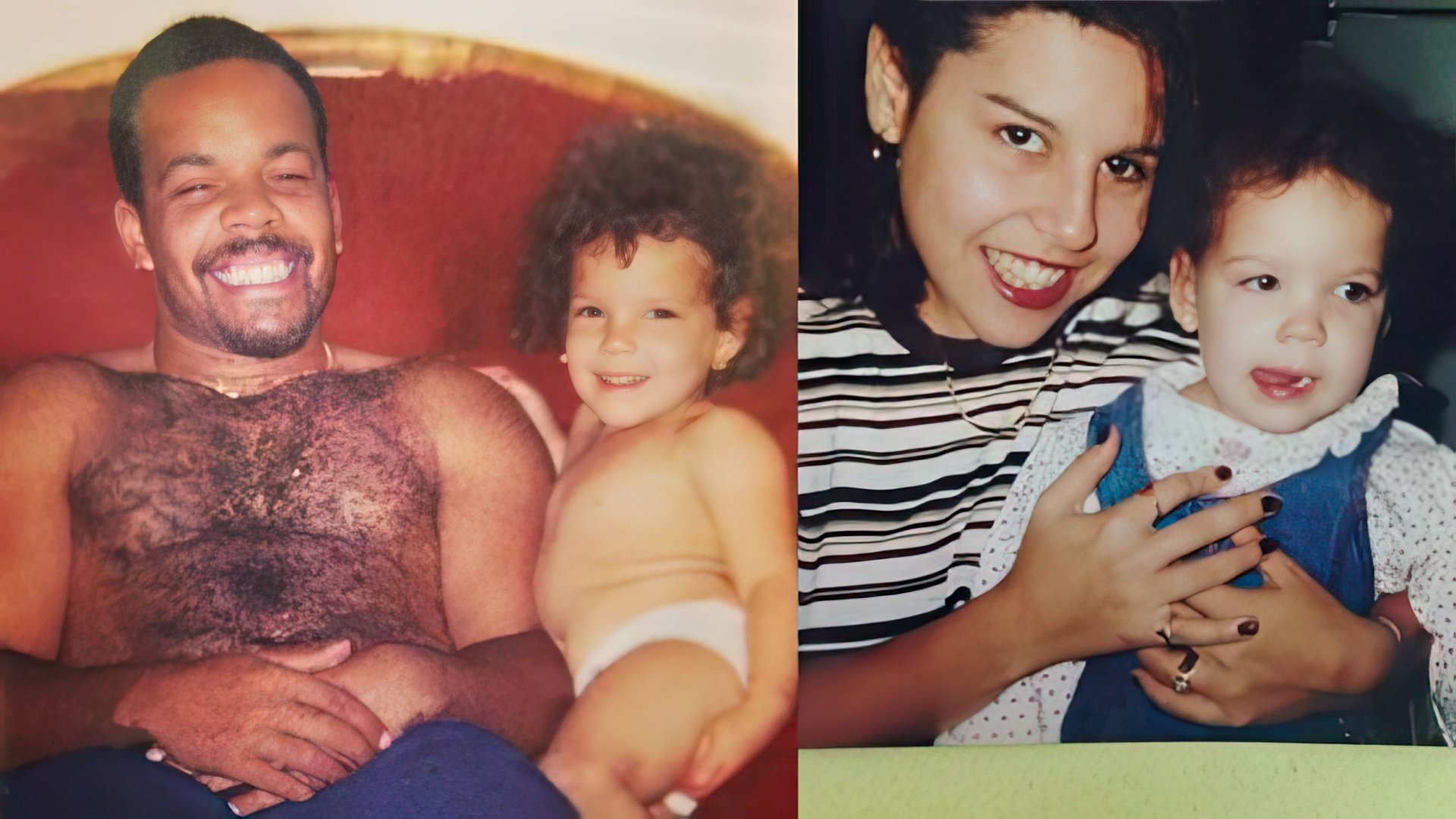 Halsey with parents