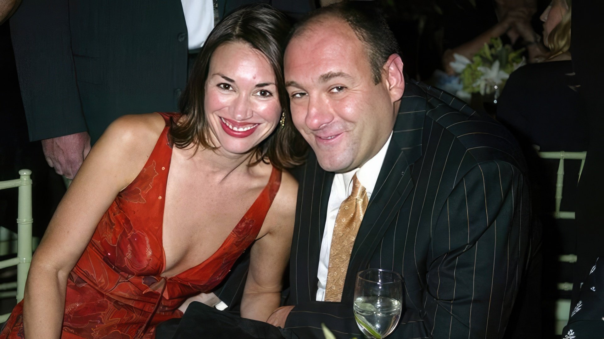 James Gandolfini and Laura Somoza