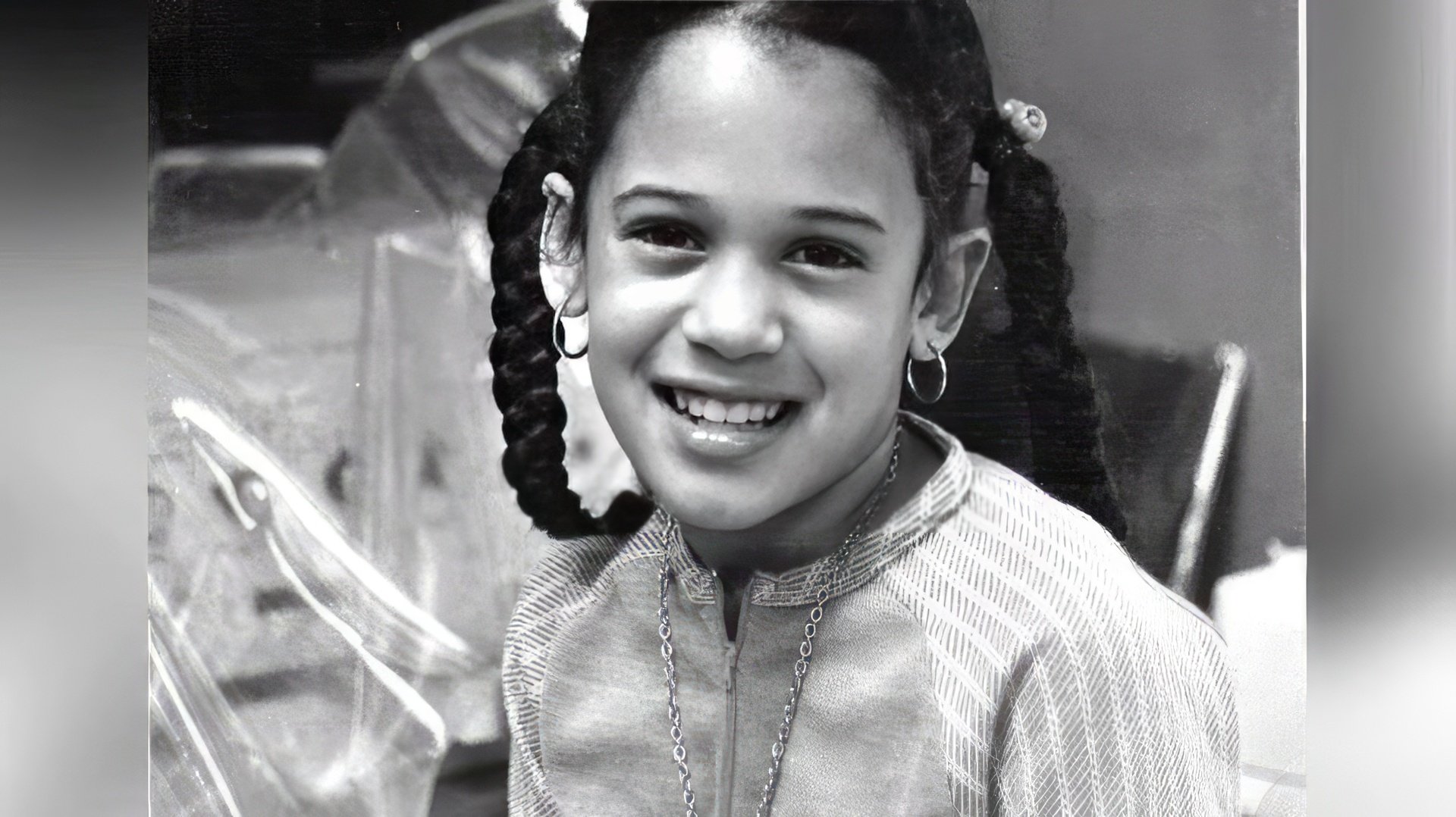 Kamala Harris as a child