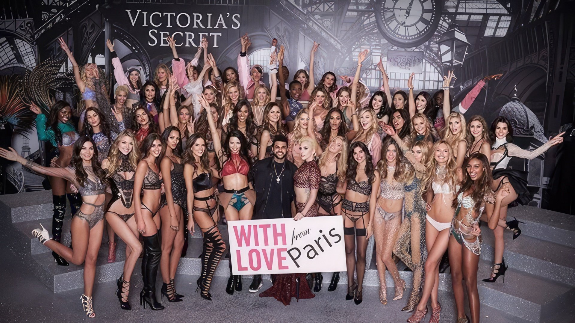The Weeknd at Victoria’s Secret show