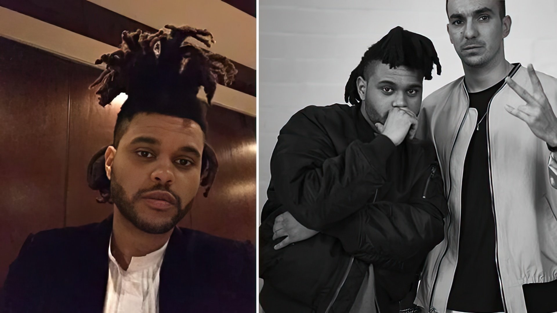 The Weeknd in the beginning of his career