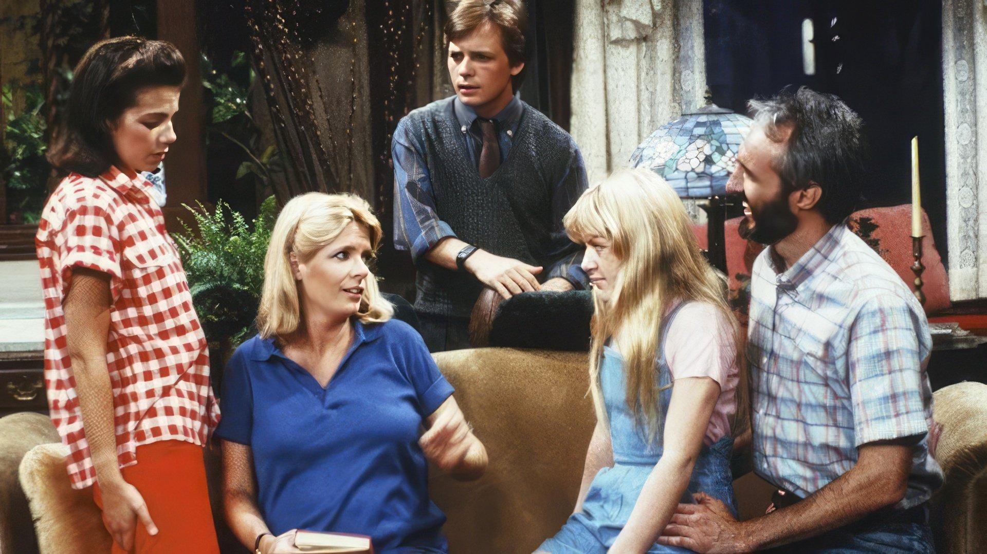 A still from Family Ties