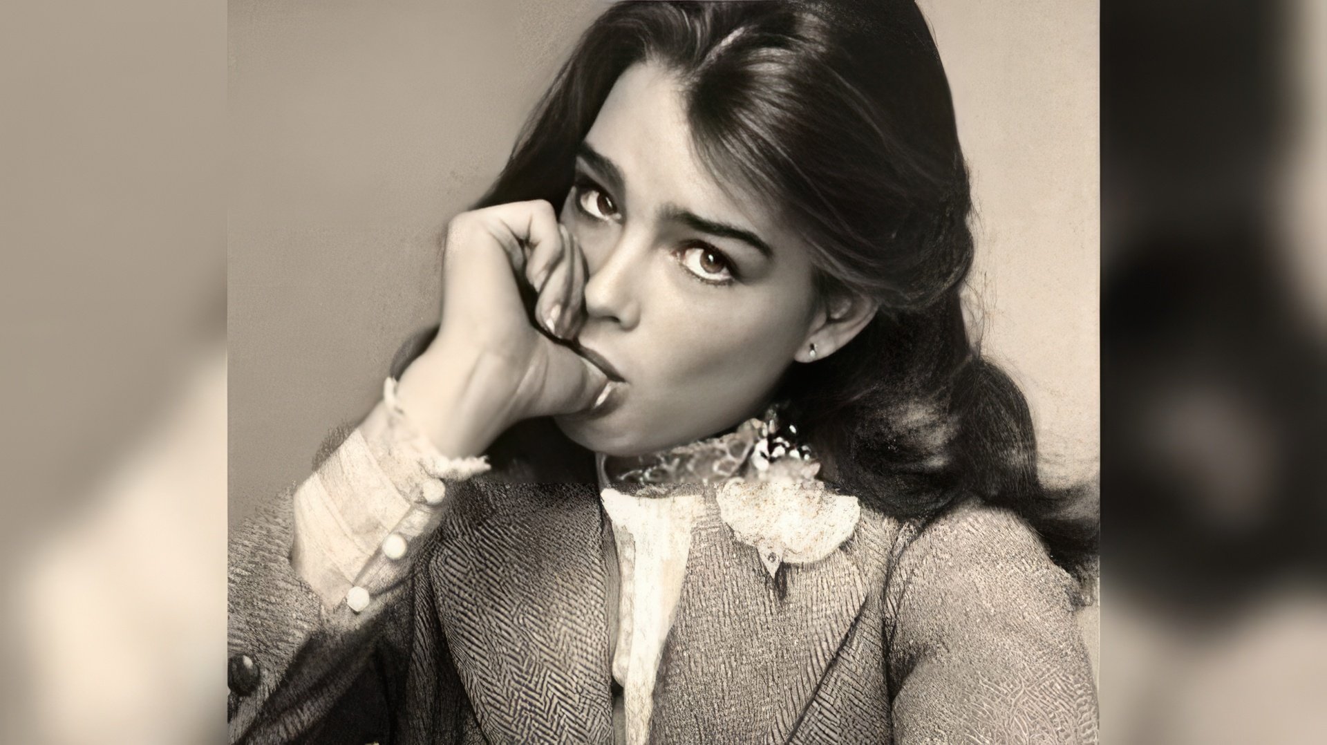 Brooke Shields at the beginning of her career
