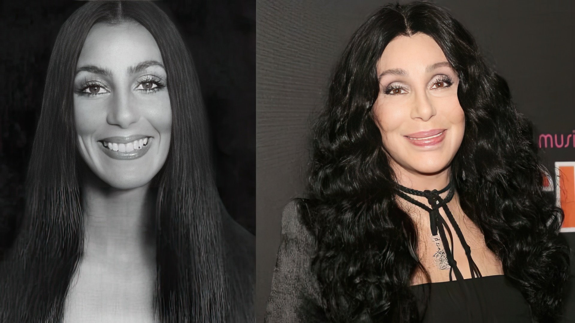Cher: then and now