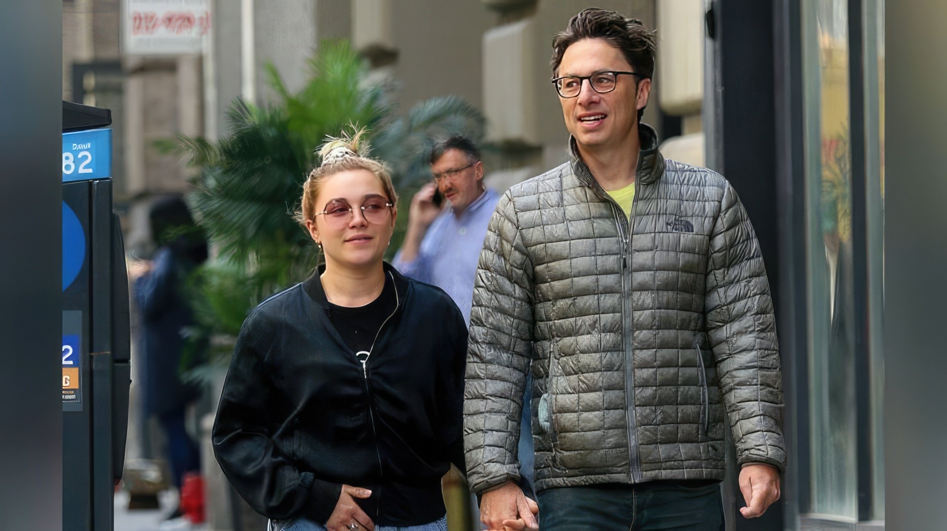 Florence Pugh and Zach Braff