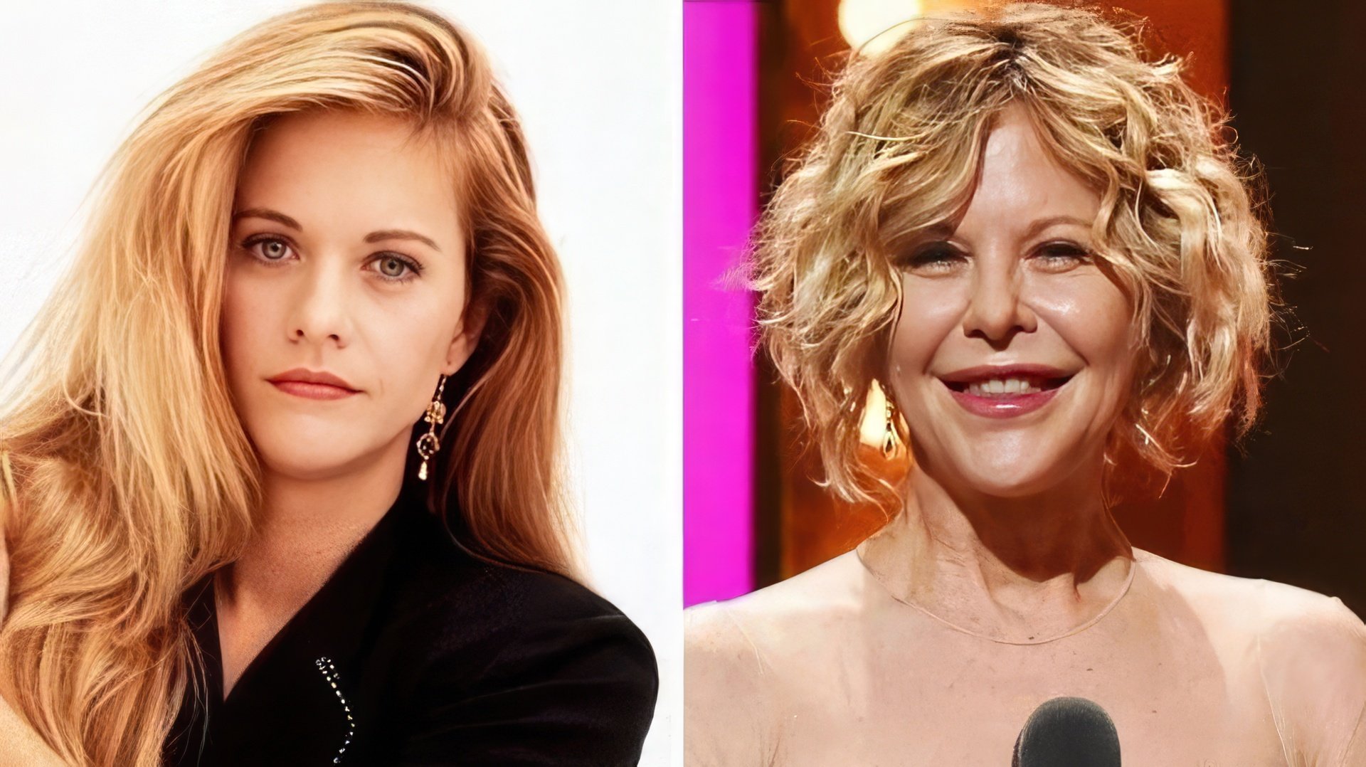 Meg Ryan then and now