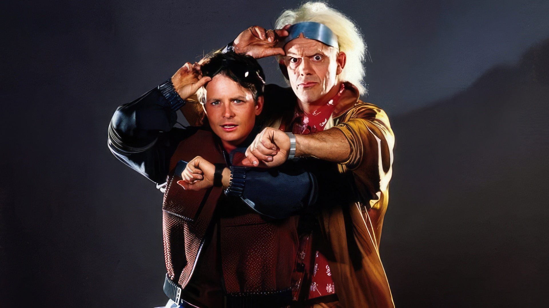 Michael J. Fox and Christopher Lloyd