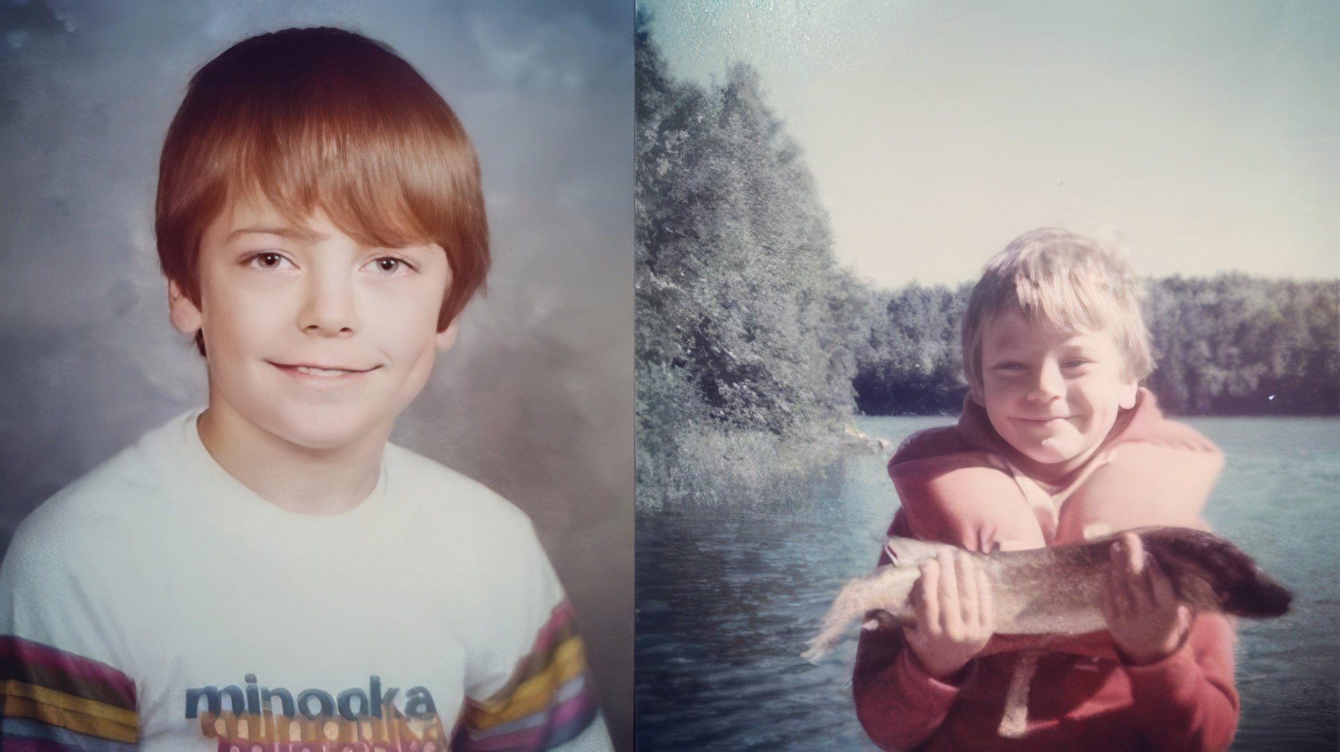 Nick Offerman as a child