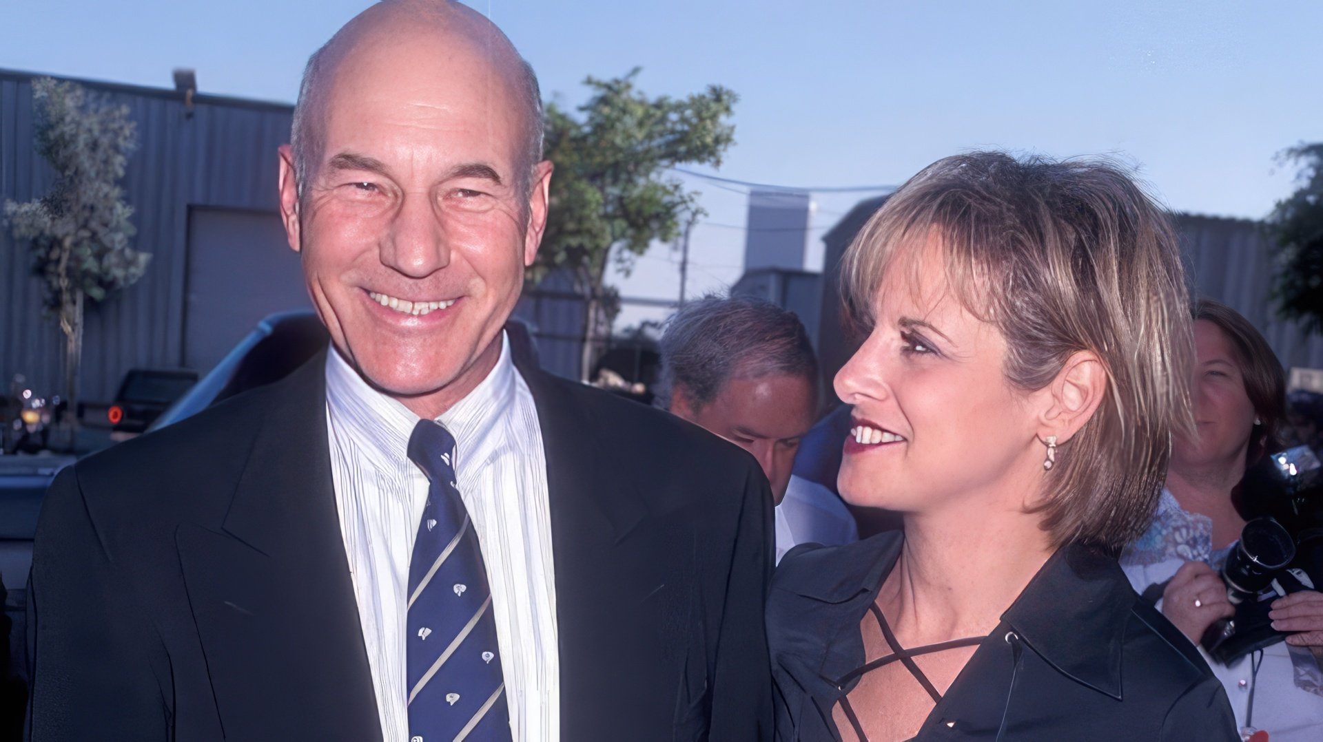 Patrick Stewart and Wendy Neuss