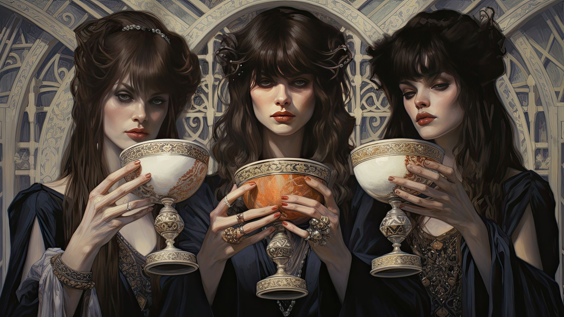 The Three of Cups speaks about the bright moments of life