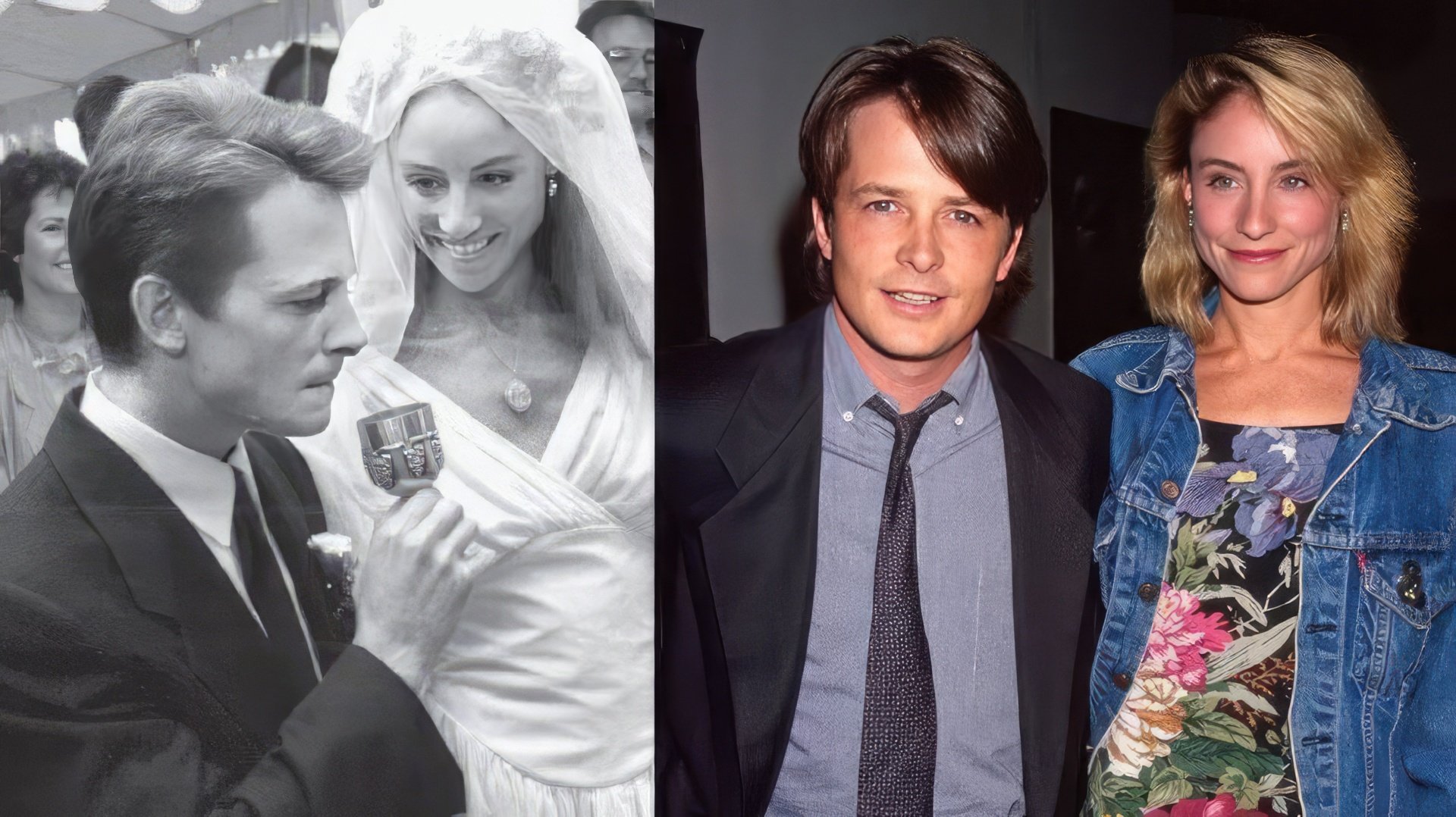 Tracy Pollan and Michael J. Fox in their youth