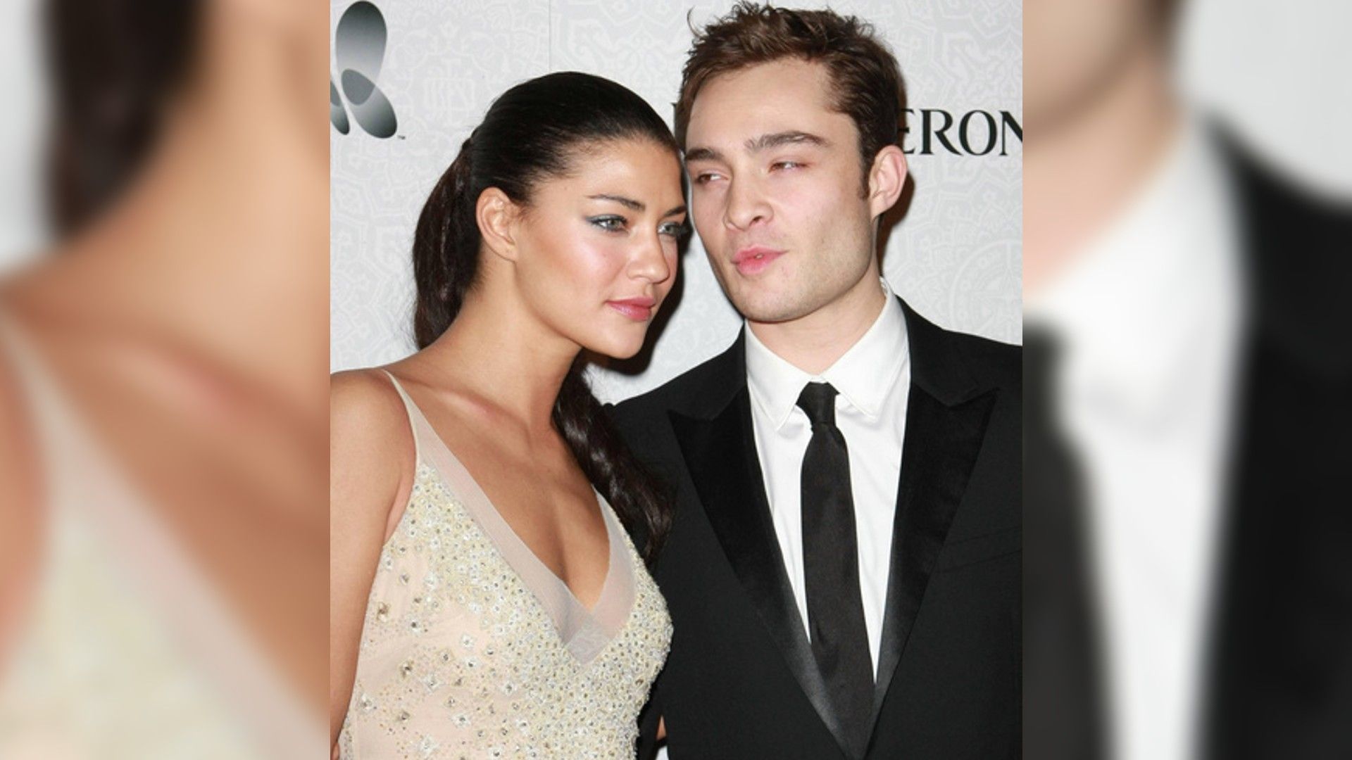 Ed Westwick and Jessica Szohr