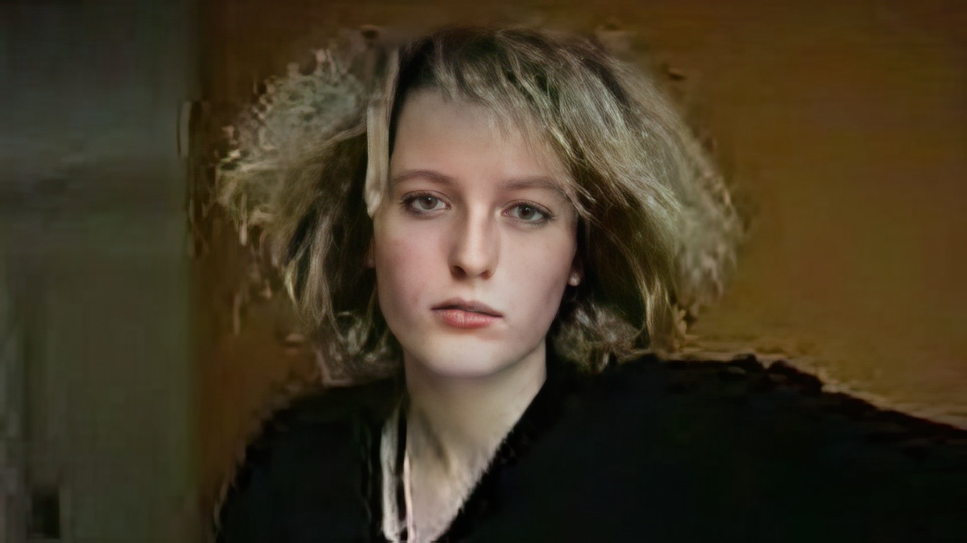 Gillian Anderson in her youth