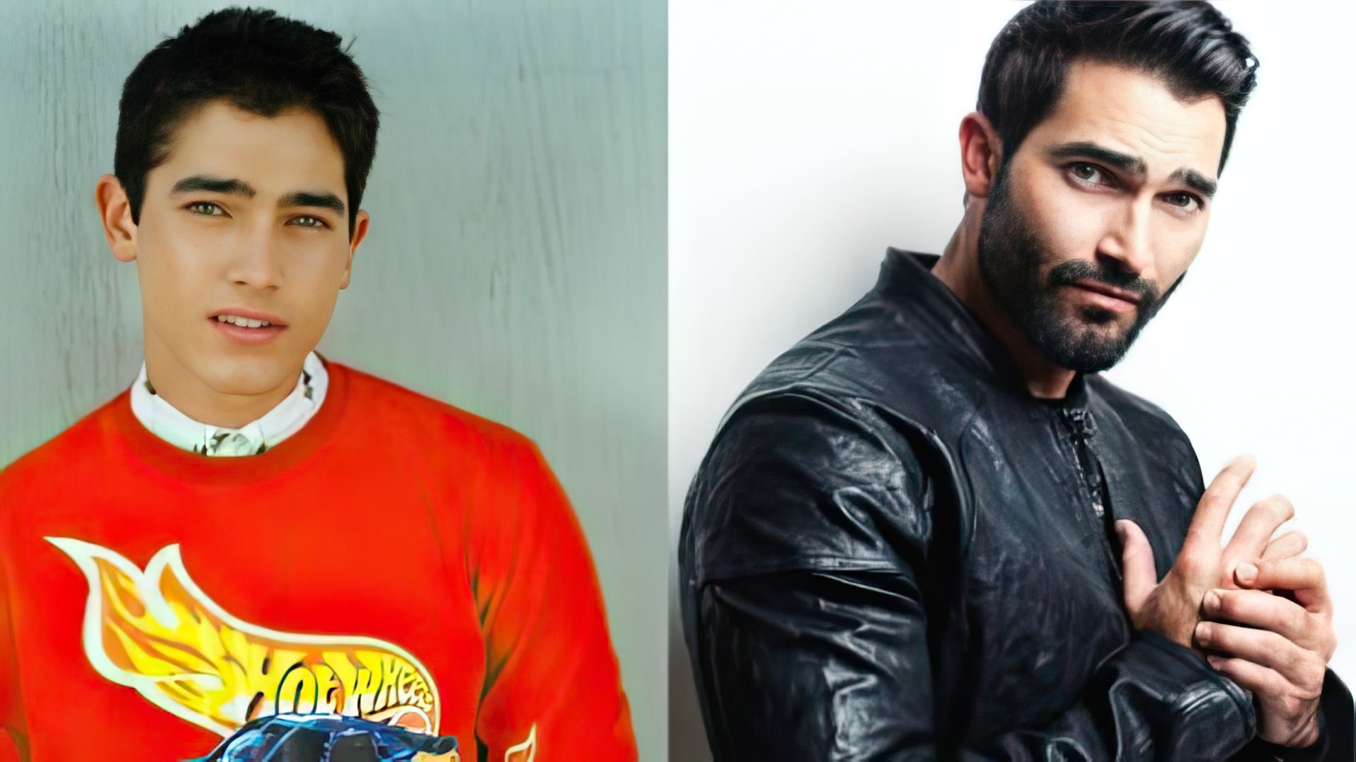 Tyler Hoechlin in his youth and now