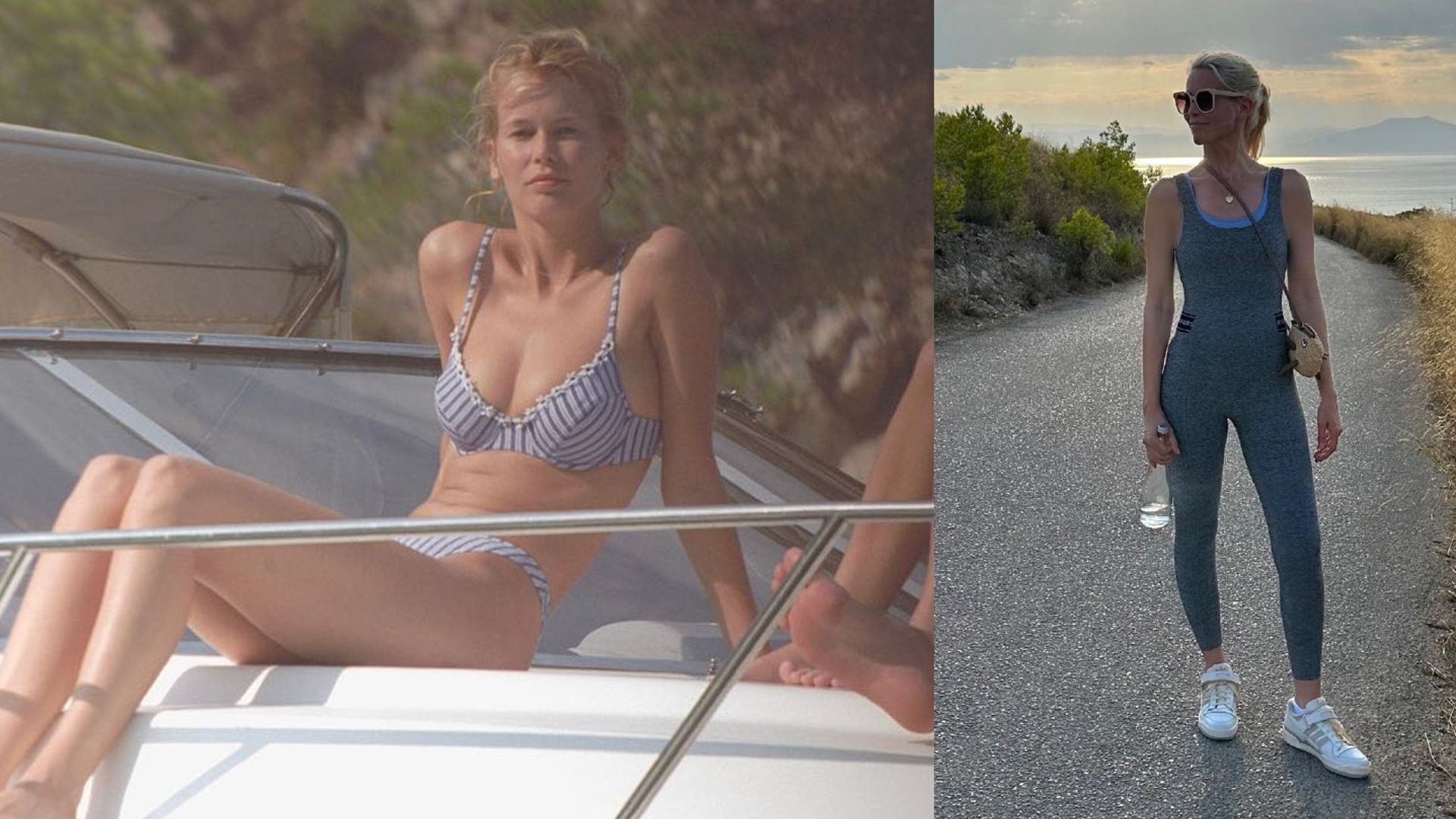 Claudia Schiffer then and now
