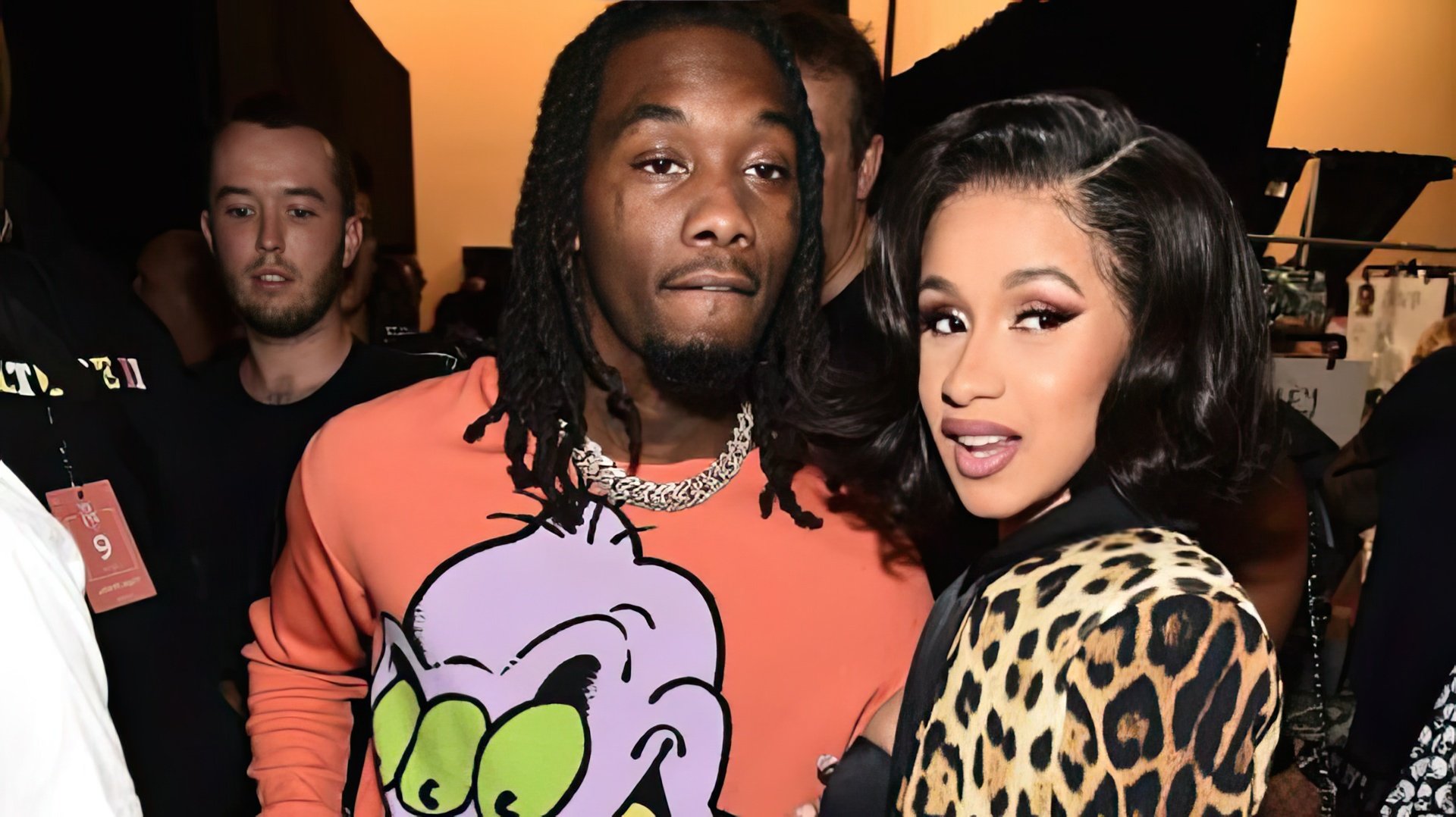 Cardi B with her husband Offset
