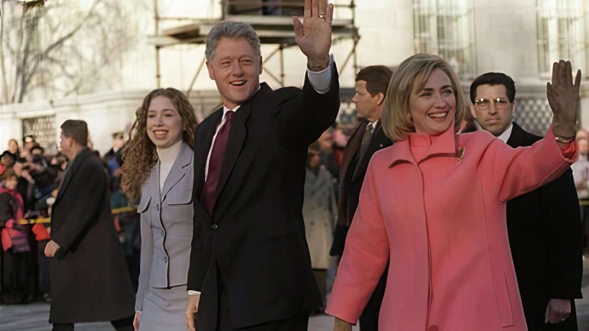 Hillary Clinton with Her Family