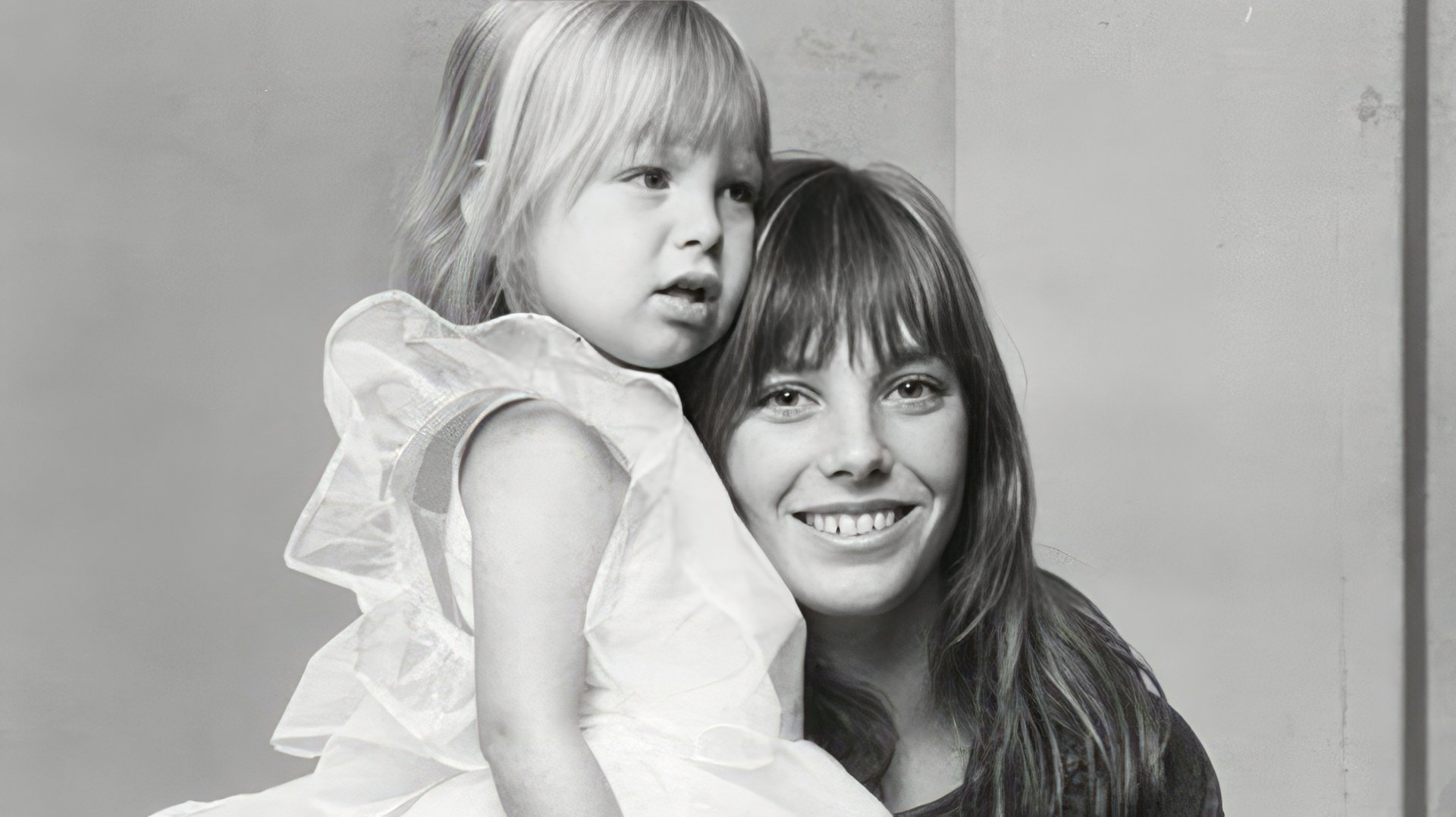 Jane Birkin and daughter Kate from her first marriage