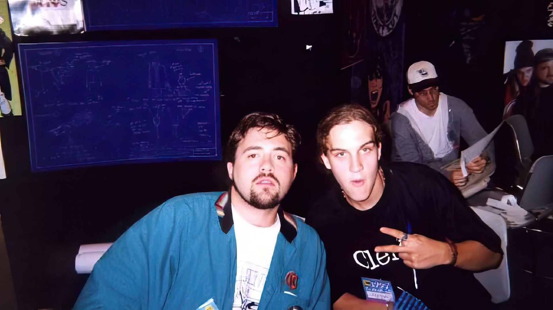 Jason Mewes and Kevin Smith in their youth