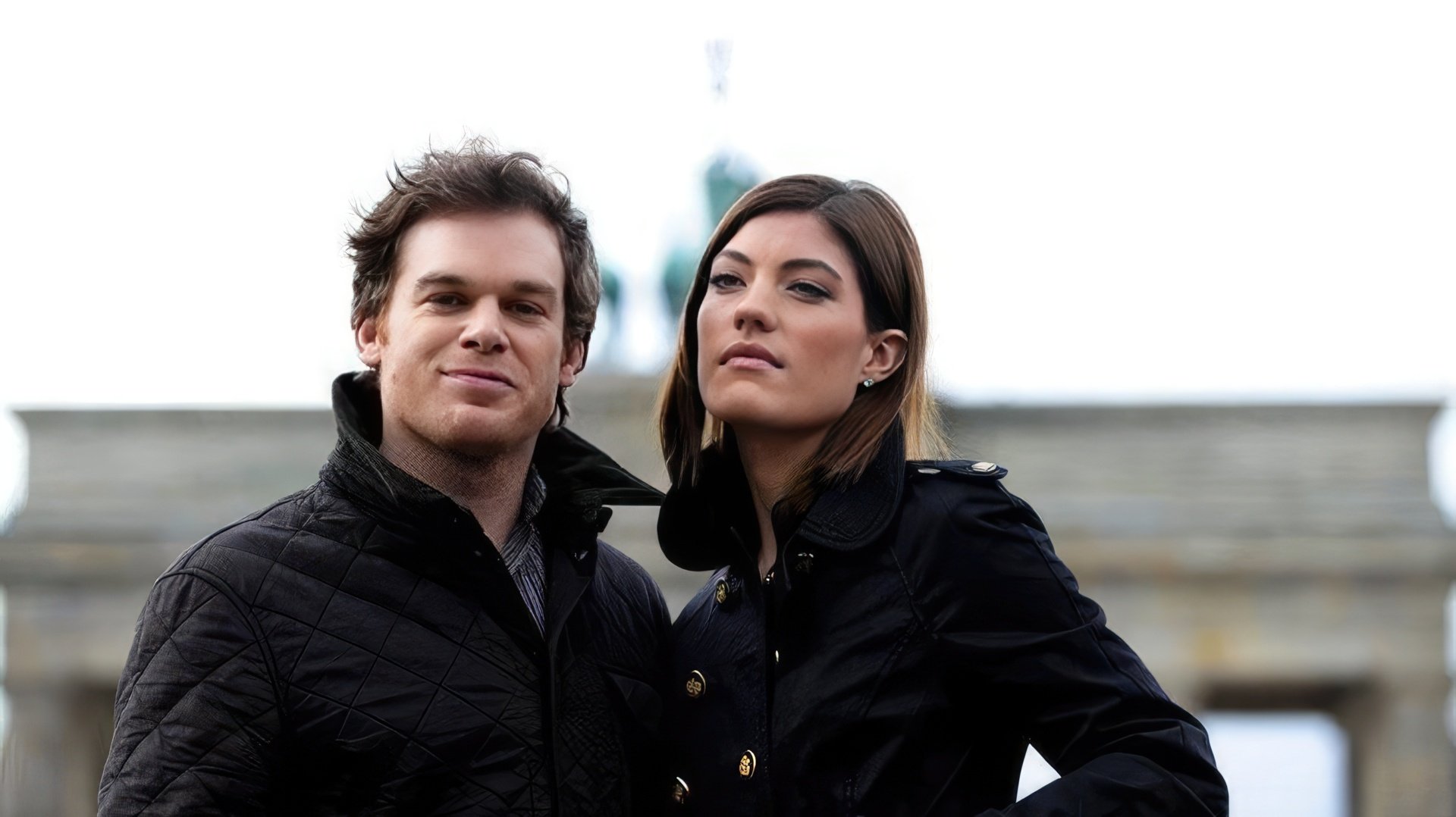 Jennifer Carpenter and Michael Hall