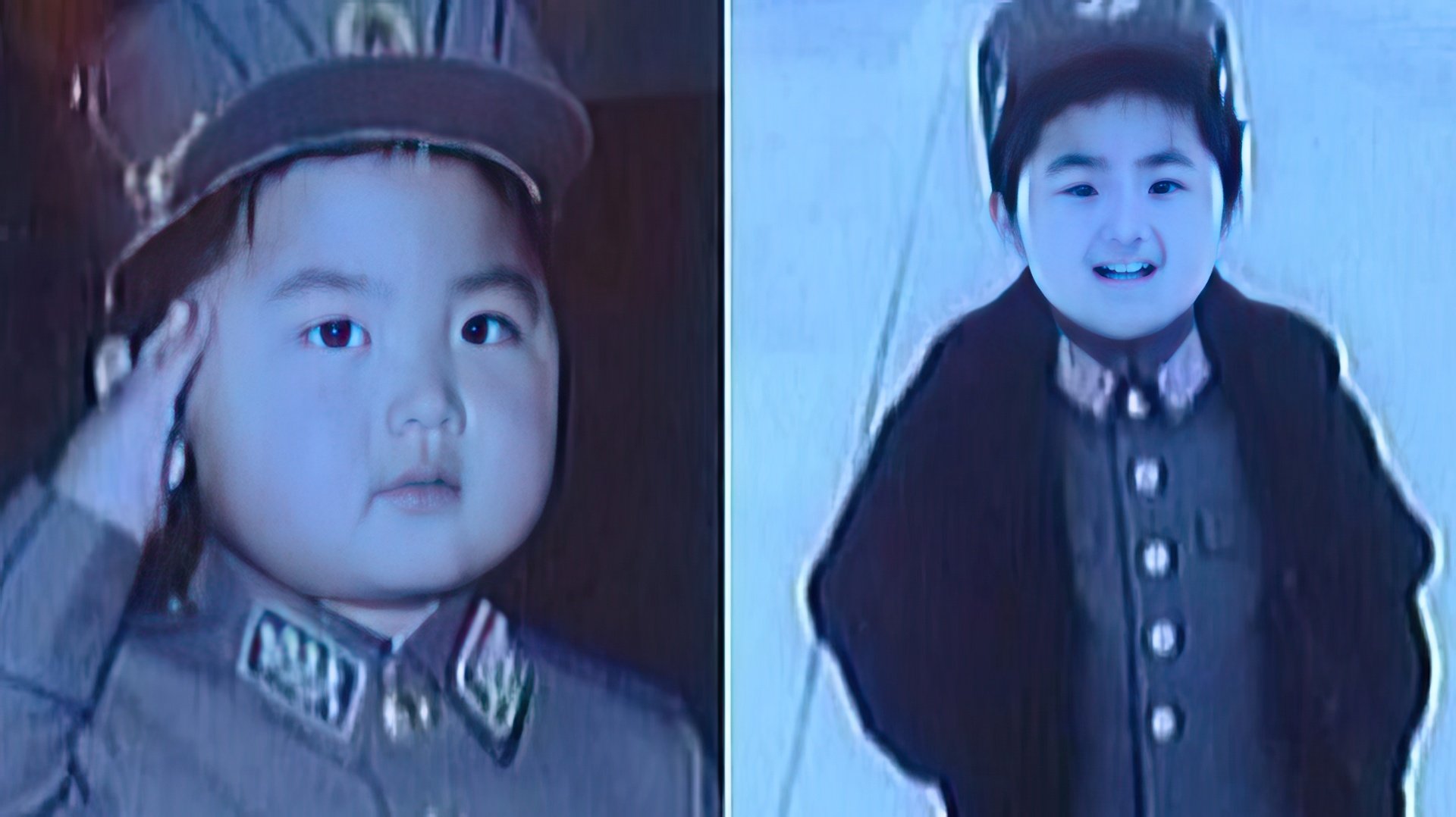 Kim Jong-un in his childhood