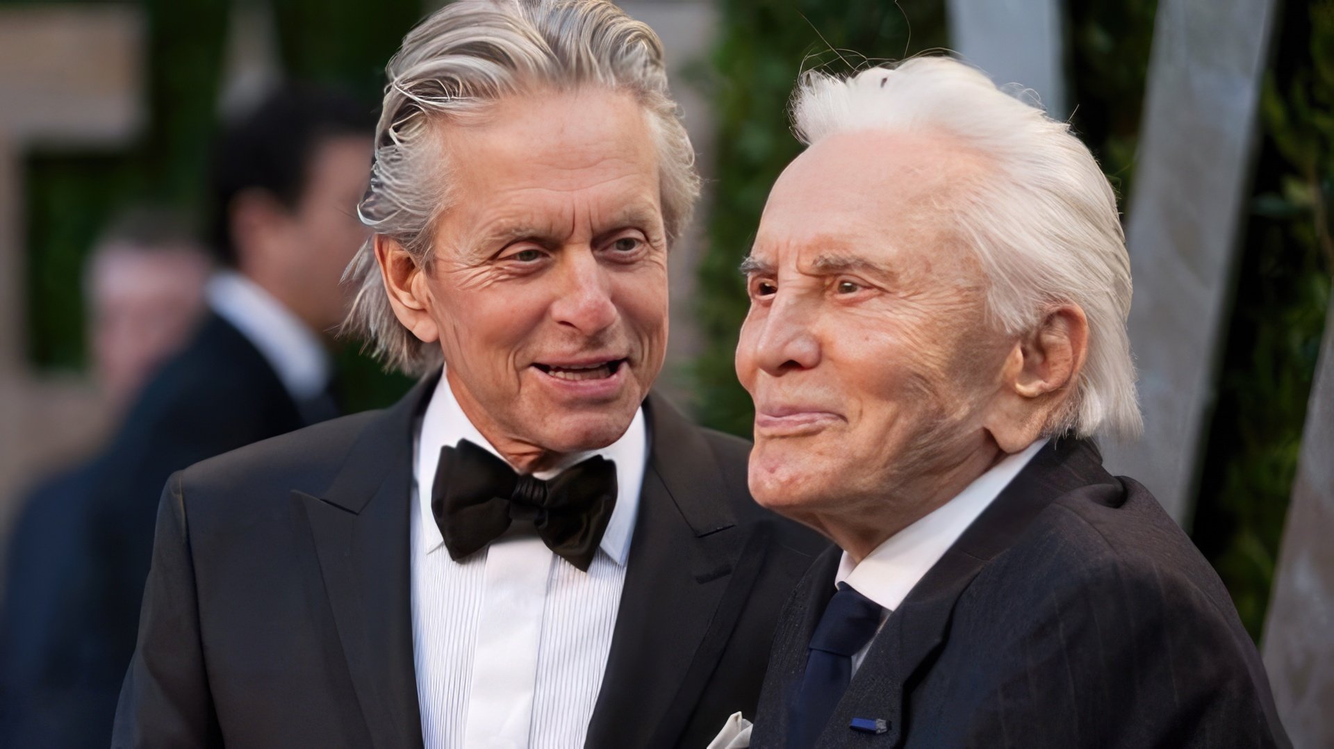 Kirk and Michael Douglas