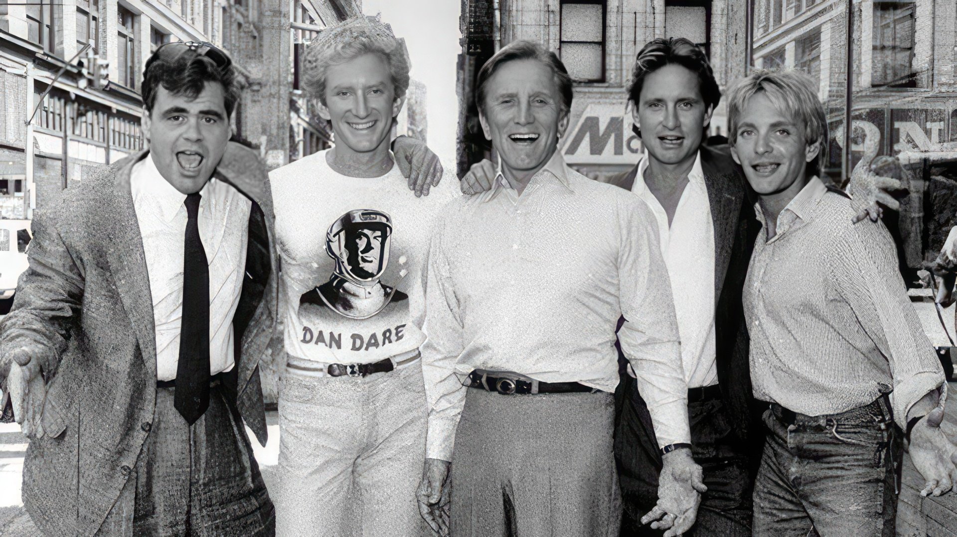 Kirk Douglas with his sons