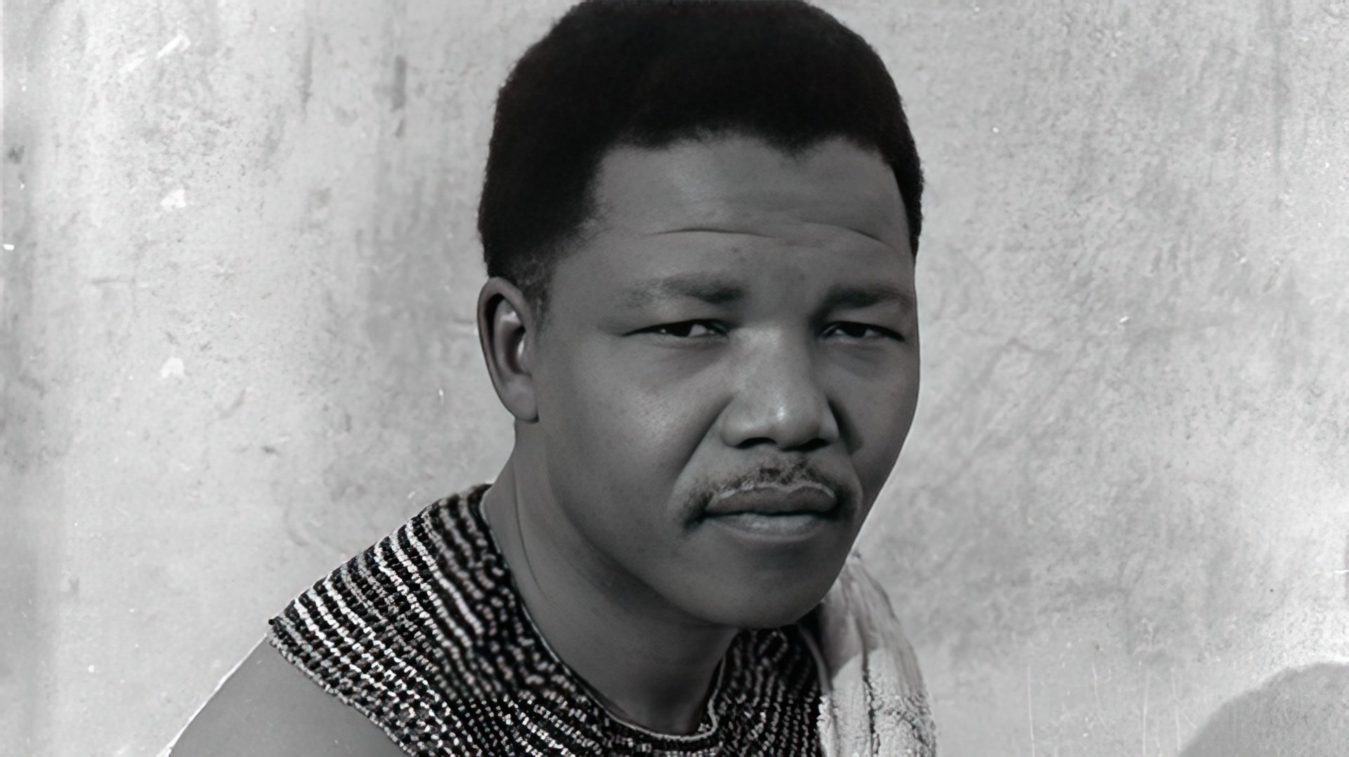 Nelson Mandela in his youth